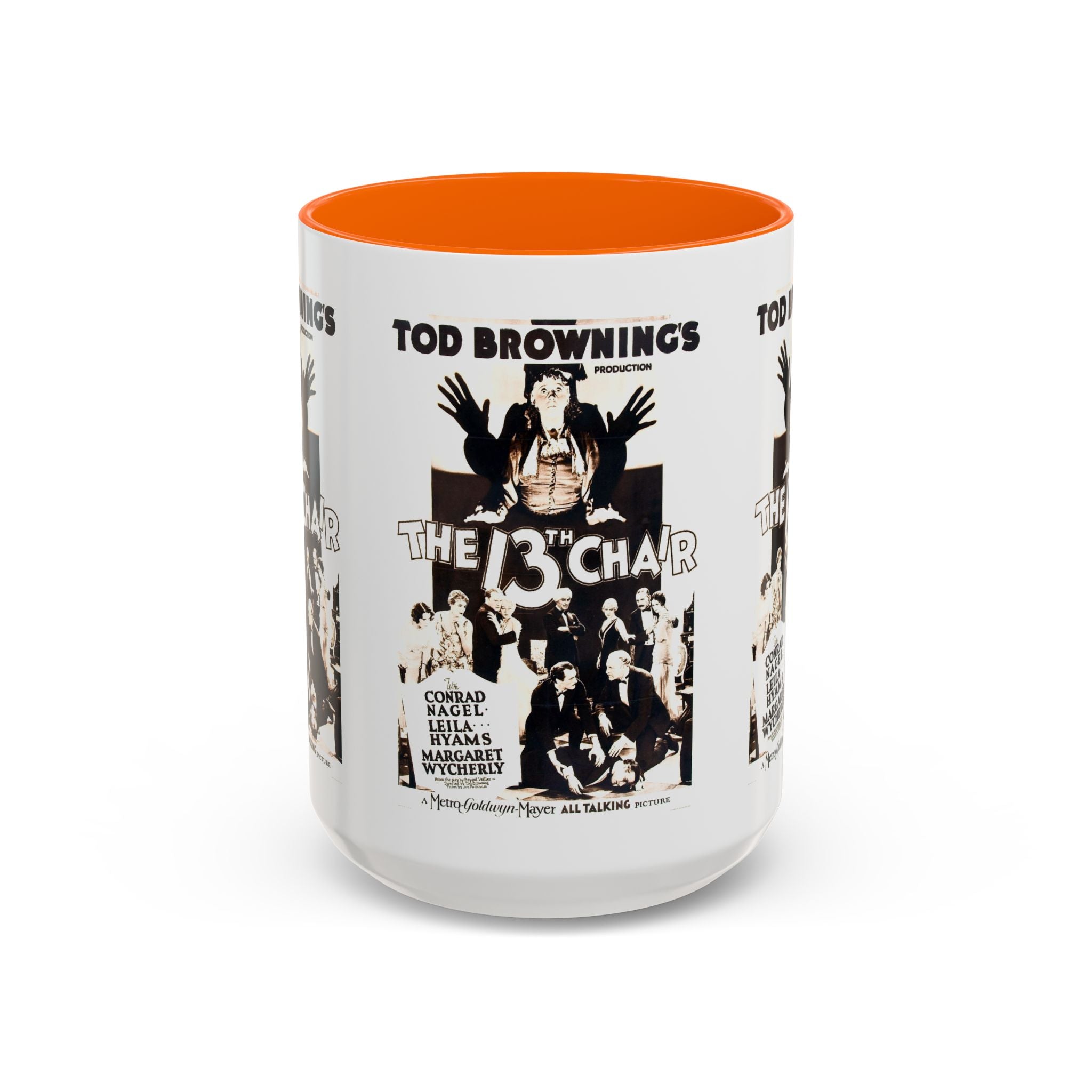 Cult Classic Movie Poster Art Accent Coffee Mug (11, 15oz) - The 13th Chair 1937 - POPvault