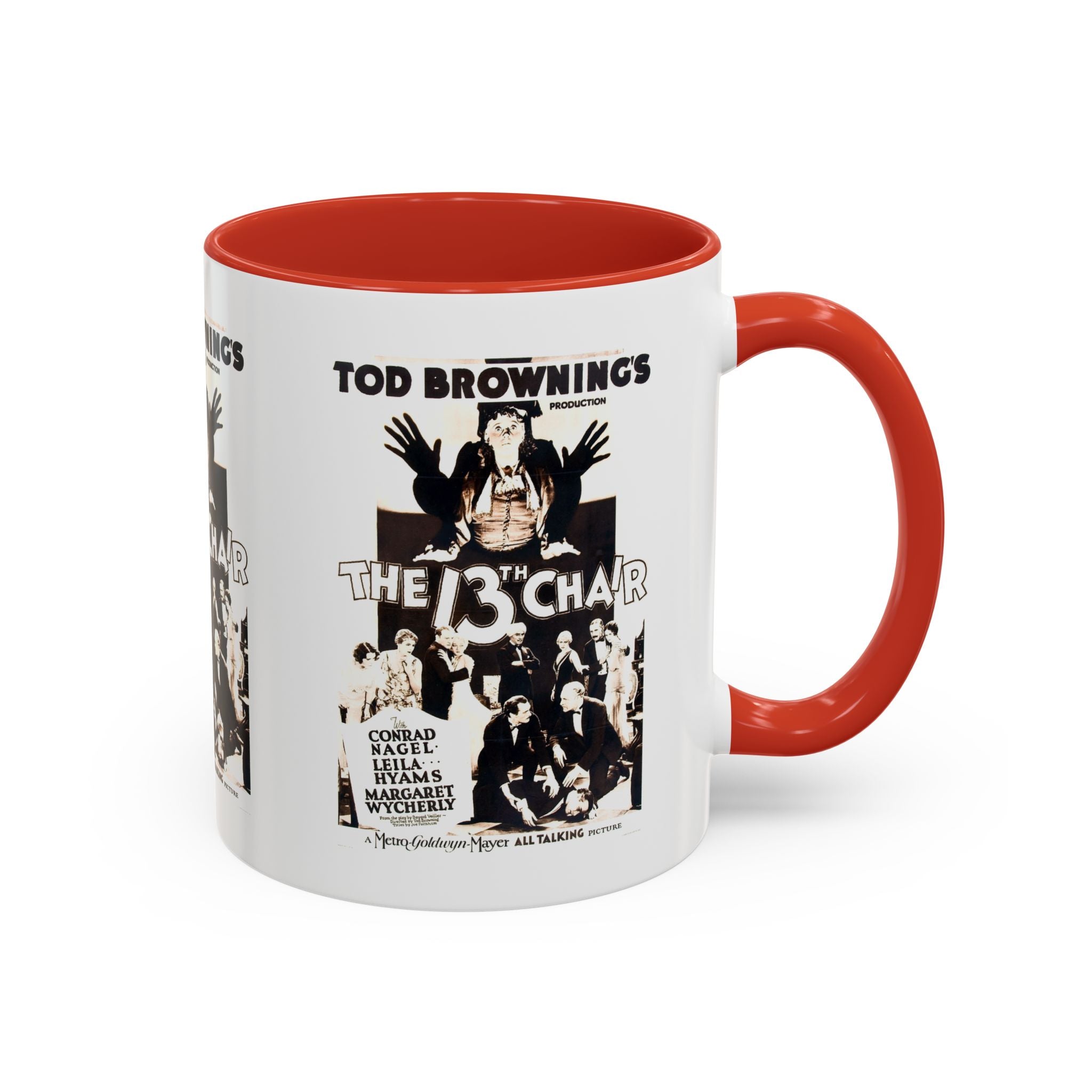 Cult Classic Movie Poster Art Accent Coffee Mug (11, 15oz) - The 13th Chair 1937 - POPvault
