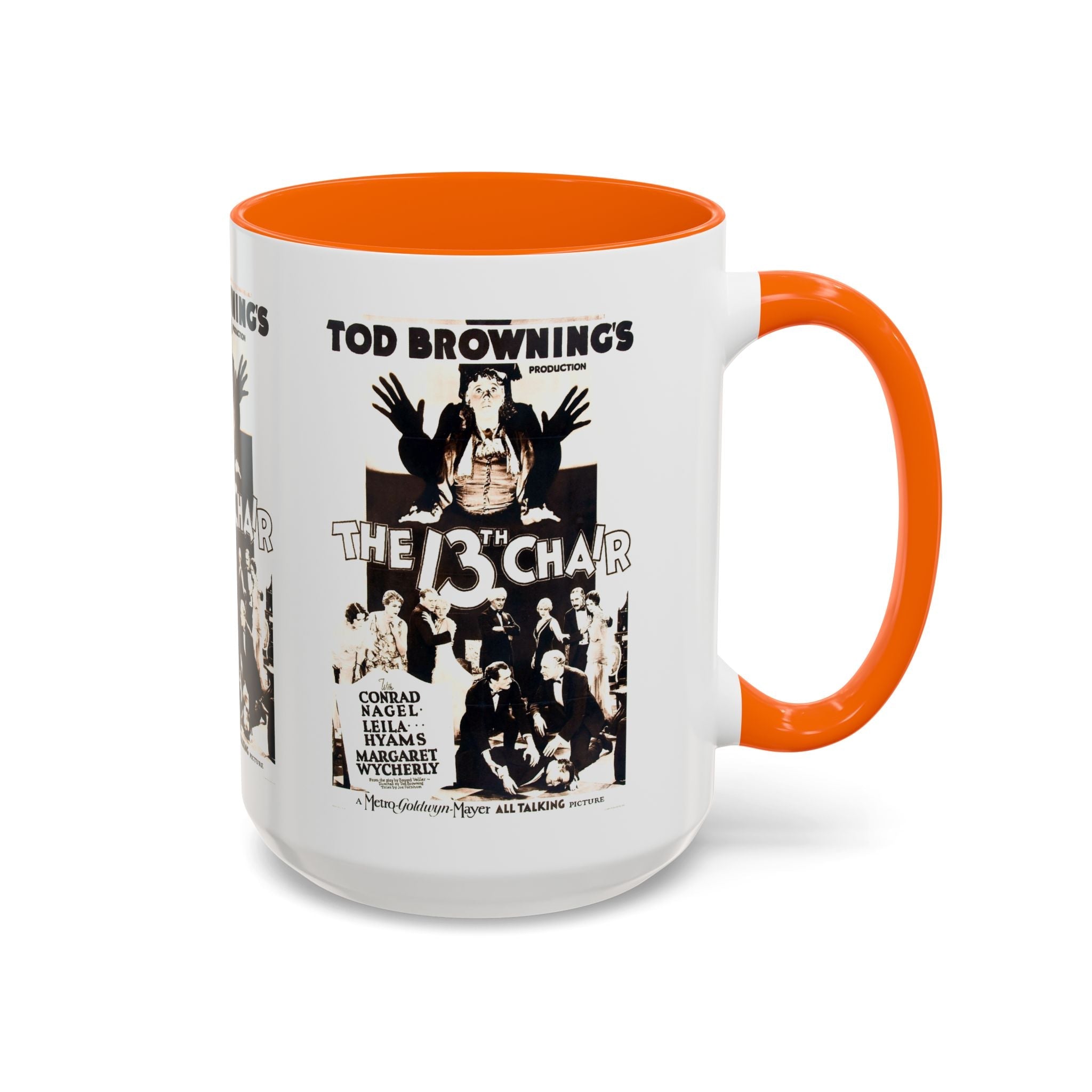 Cult Classic Movie Poster Art Accent Coffee Mug (11, 15oz) - The 13th Chair 1937 - POPvault
