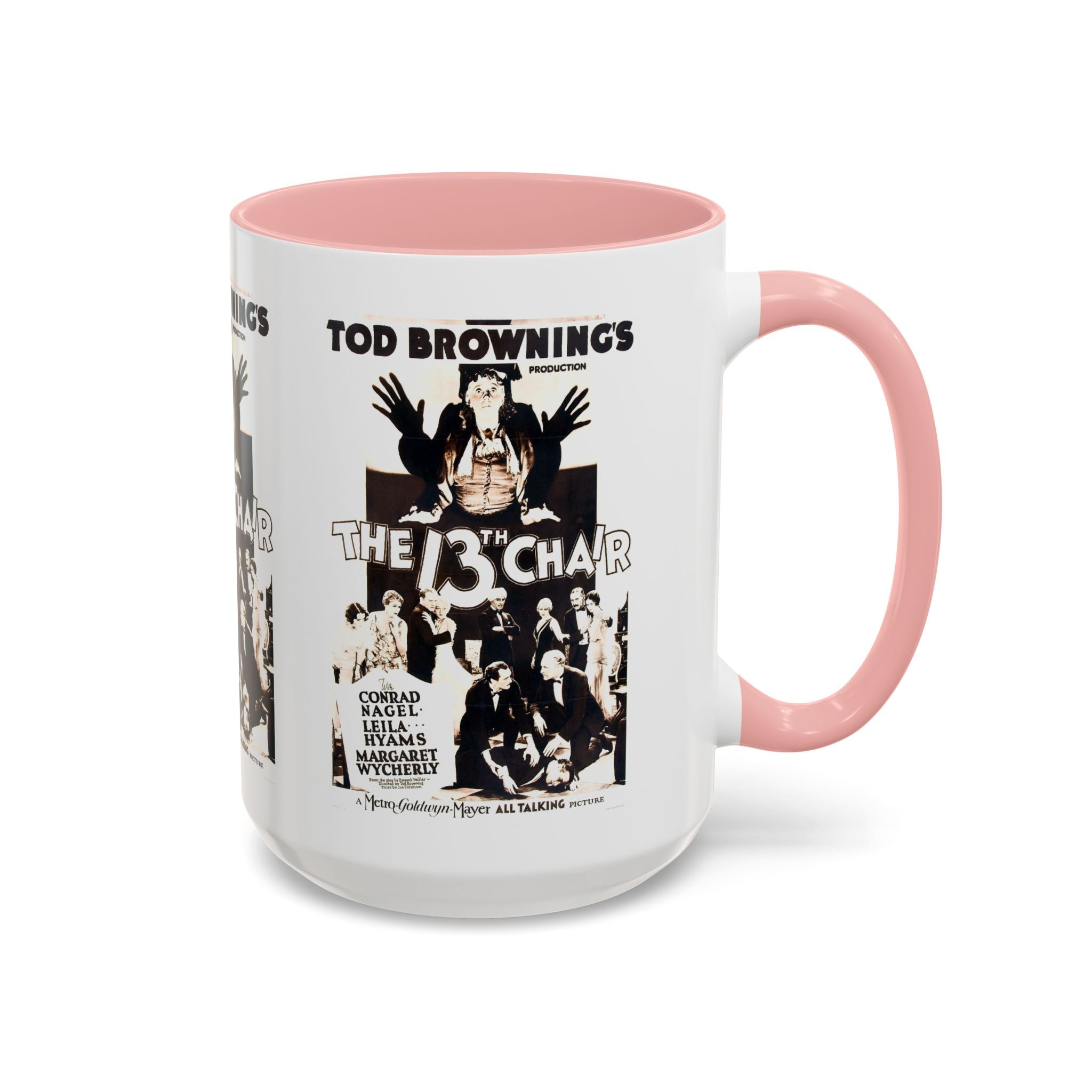 Cult Classic Movie Poster Art Accent Coffee Mug (11, 15oz) - The 13th Chair 1937 - POPvault