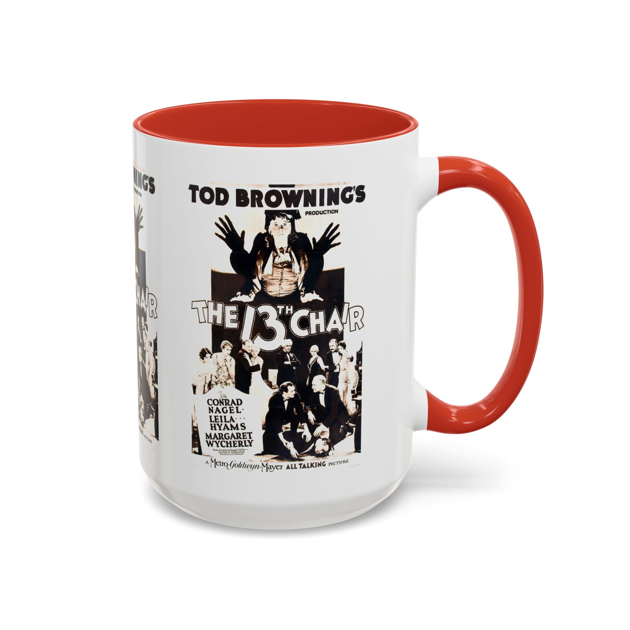 Cult Classic Movie Poster Art Accent Coffee Mug (11, 15oz) - The 13th Chair 1937 - POPvault
