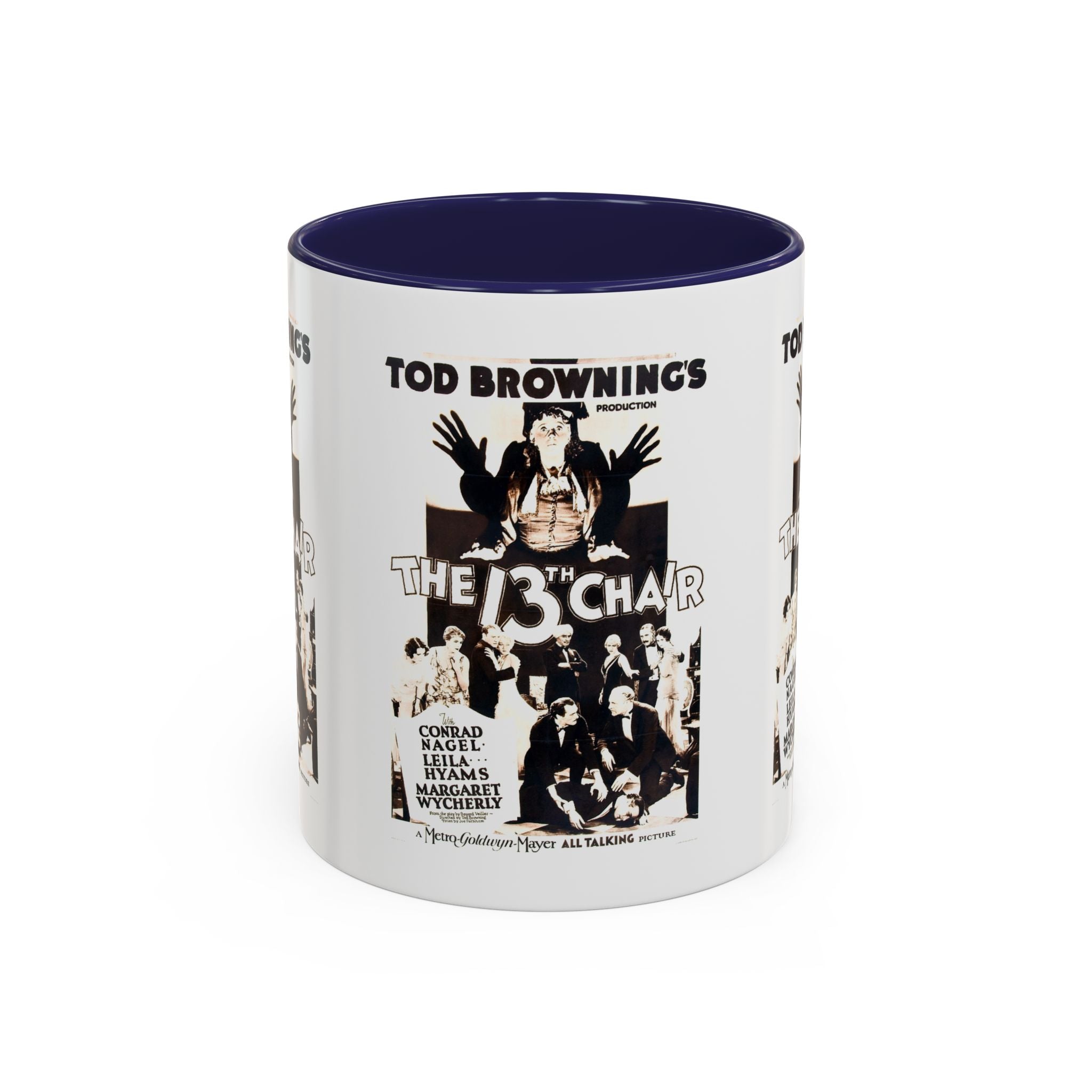 Cult Classic Movie Poster Art Accent Coffee Mug (11, 15oz) - The 13th Chair 1937 - POPvault