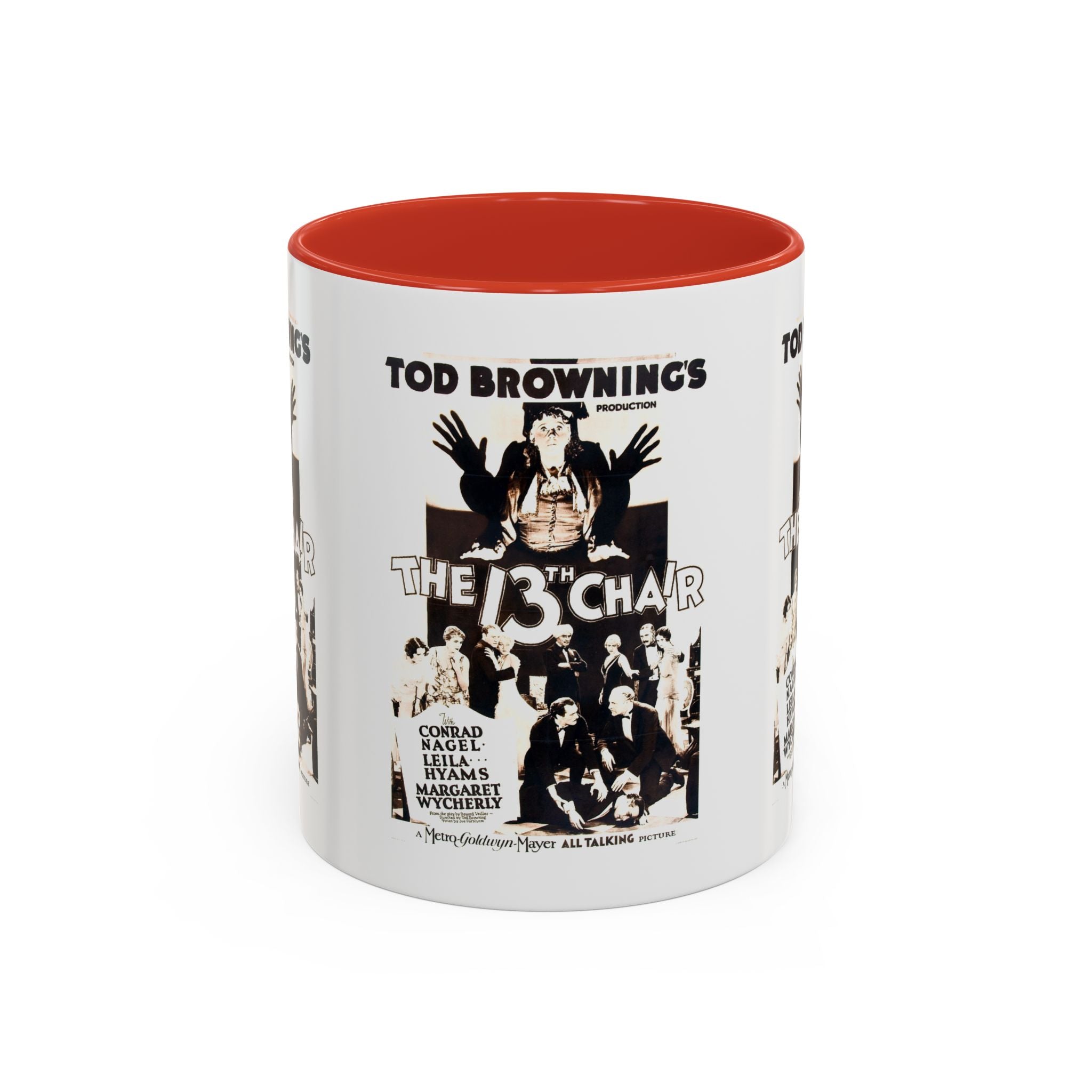 Cult Classic Movie Poster Art Accent Coffee Mug (11, 15oz) - The 13th Chair 1937 - POPvault