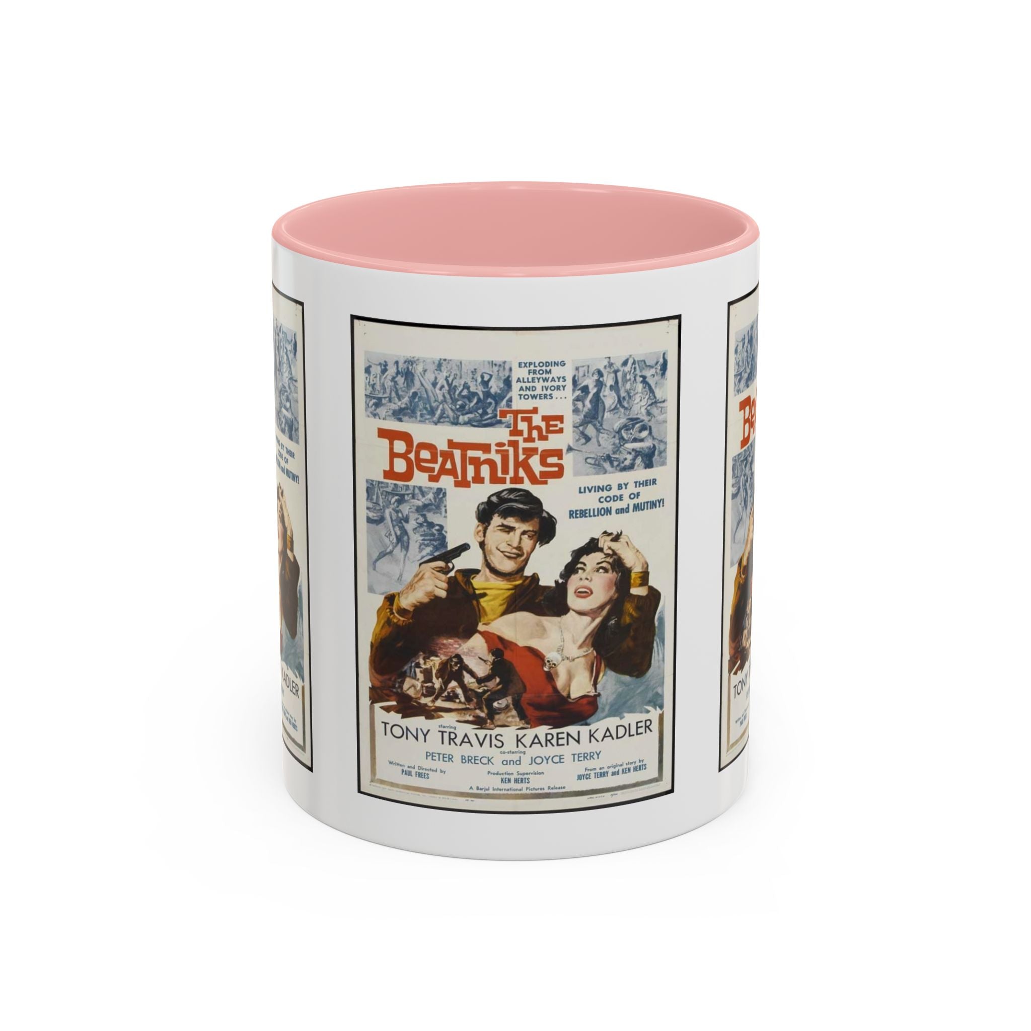 Cult Classic Movie Poster Art Accent Coffee Mug (11, 15oz) - The Beatniks 1959 - POPvault