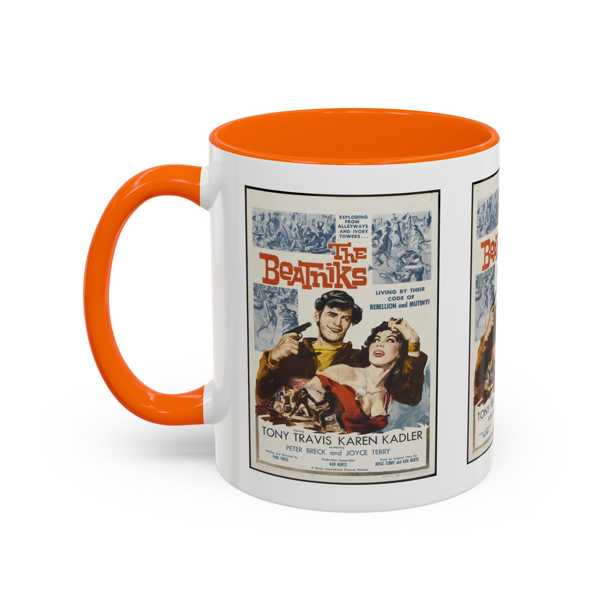 Cult Classic Movie Poster Art Accent Coffee Mug (11, 15oz) - The Beatniks 1959 - POPvault