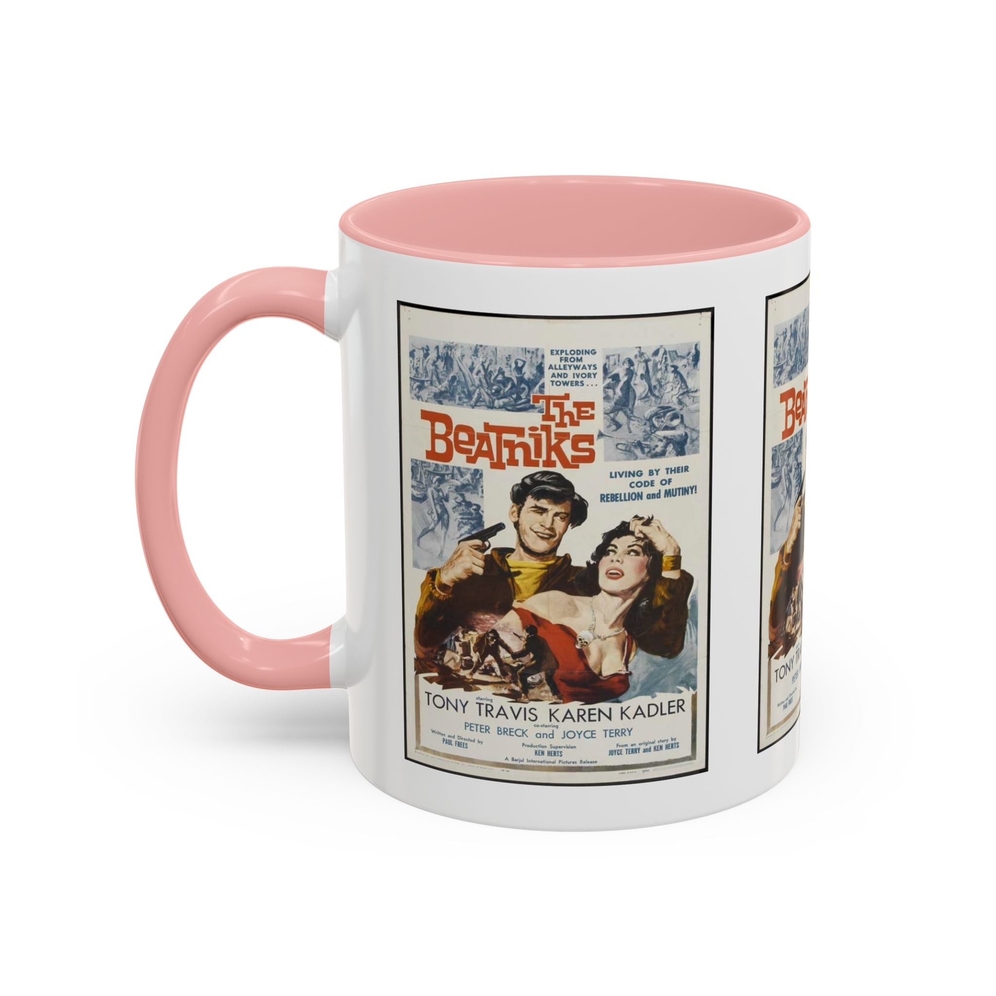 Cult Classic Movie Poster Art Accent Coffee Mug (11, 15oz) - The Beatniks 1959 - POPvault