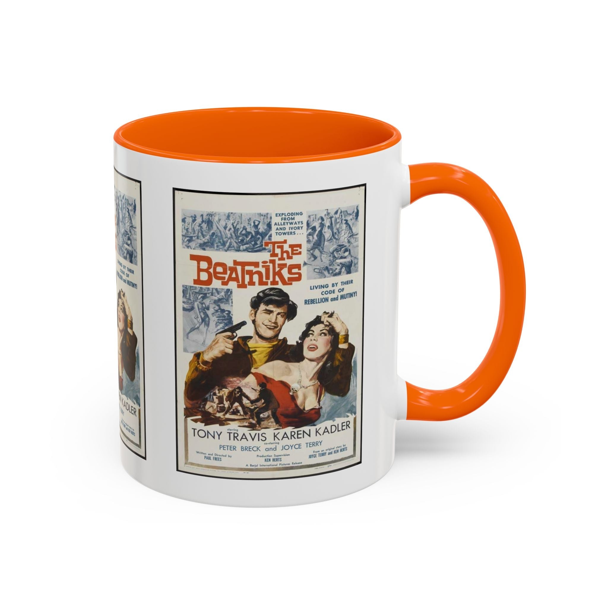 Cult Classic Movie Poster Art Accent Coffee Mug (11, 15oz) - The Beatniks 1959 - POPvault