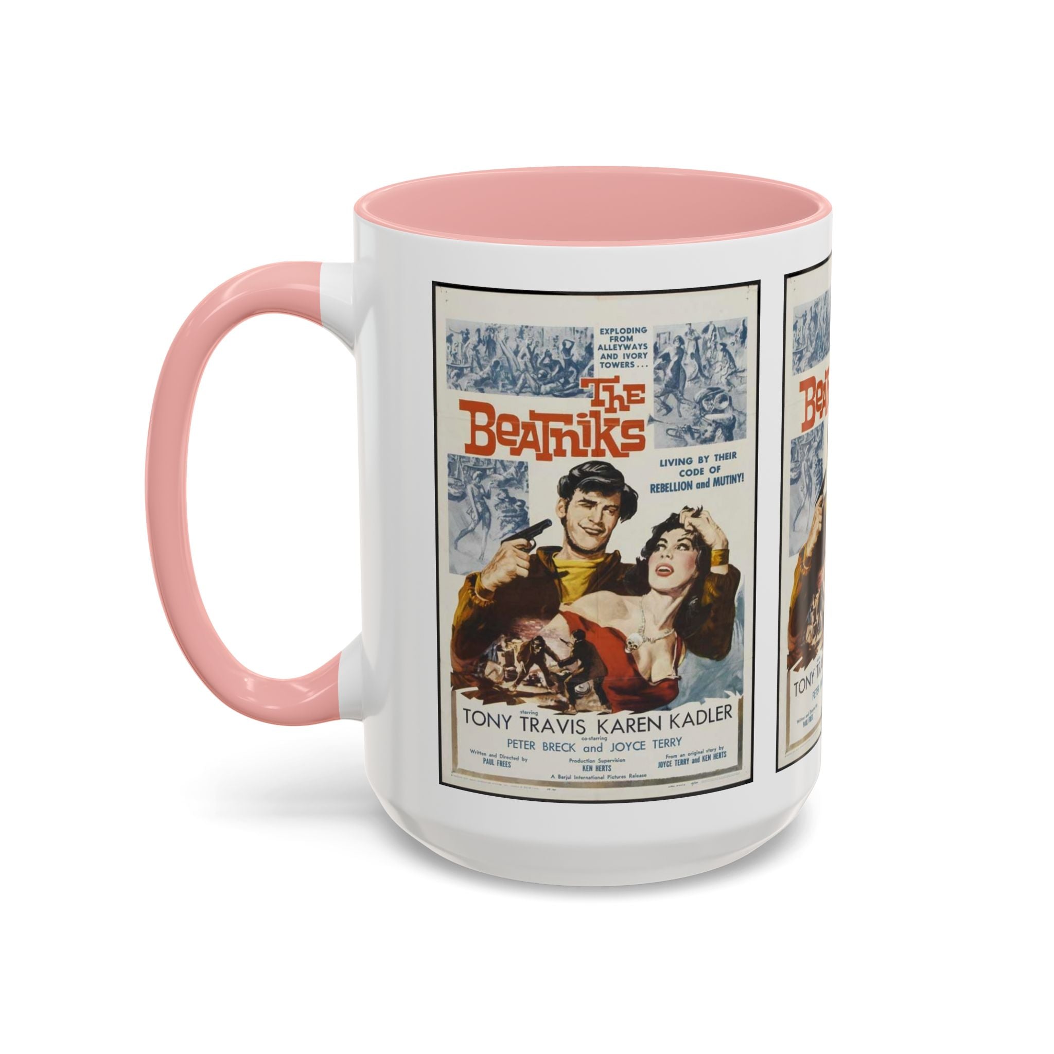 Cult Classic Movie Poster Art Accent Coffee Mug (11, 15oz) - The Beatniks 1959 - POPvault