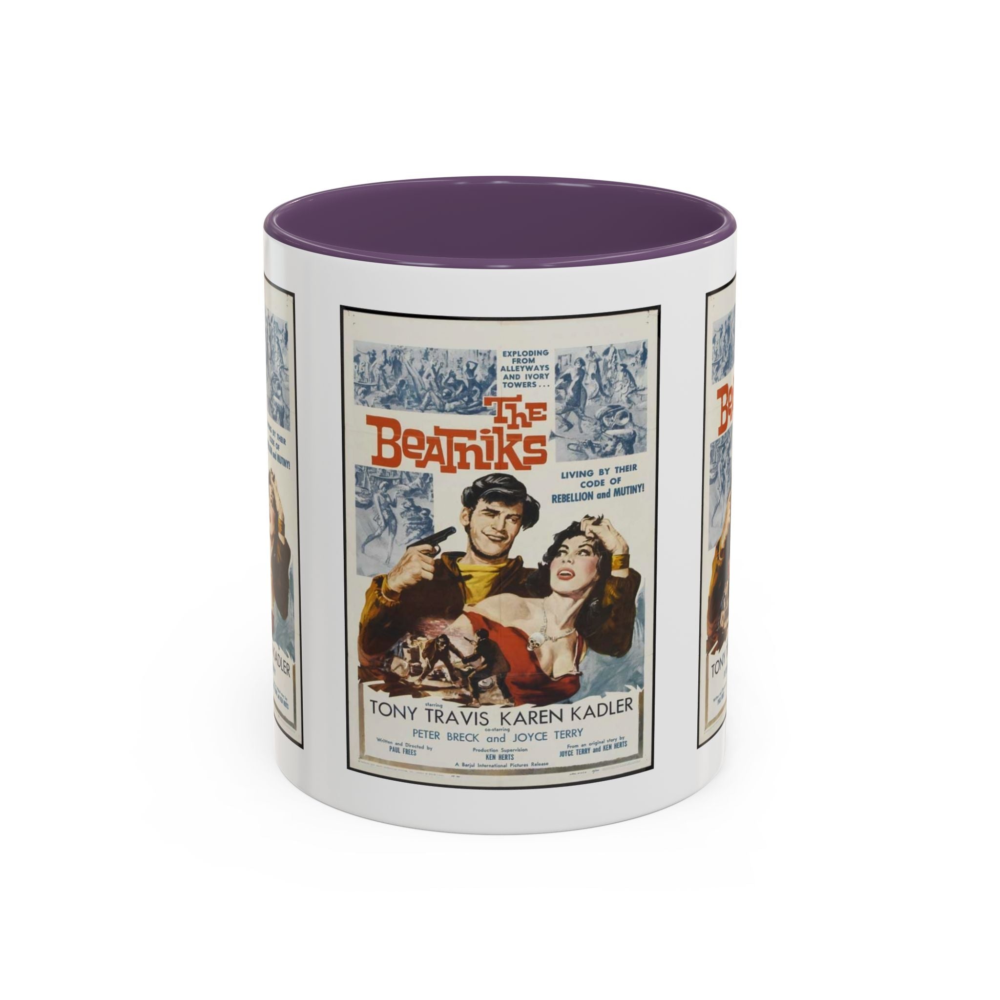 Cult Classic Movie Poster Art Accent Coffee Mug (11, 15oz) - The Beatniks 1959 - POPvault