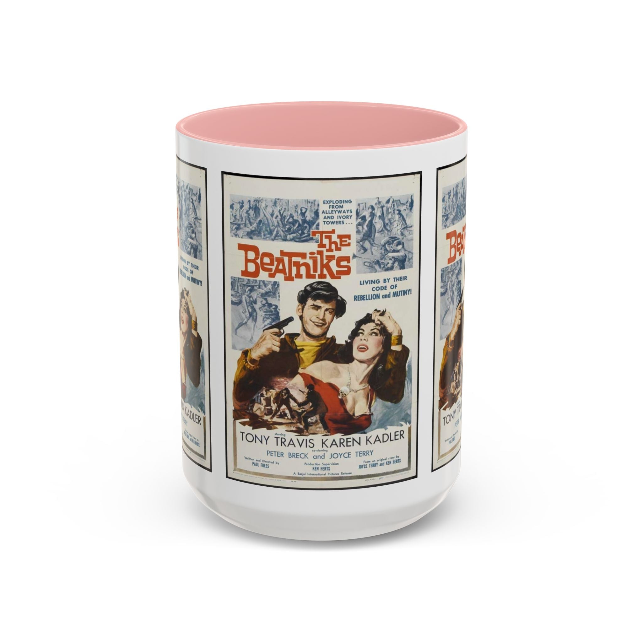 Cult Classic Movie Poster Art Accent Coffee Mug (11, 15oz) - The Beatniks 1959 - POPvault