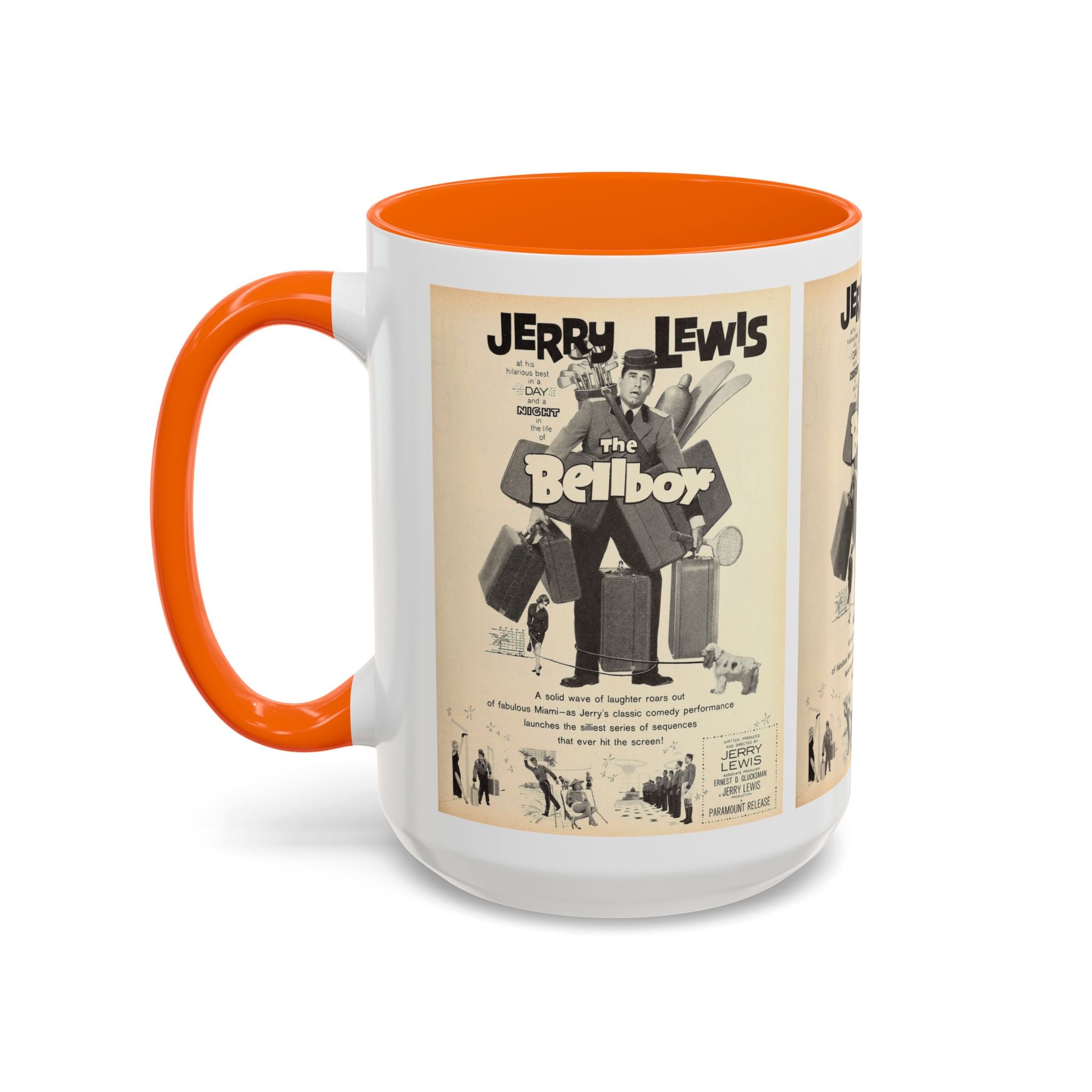 Cult Classic Movie Poster Art Accent Coffee Mug (11, 15oz) - The Bellboy 1960 - POPvault