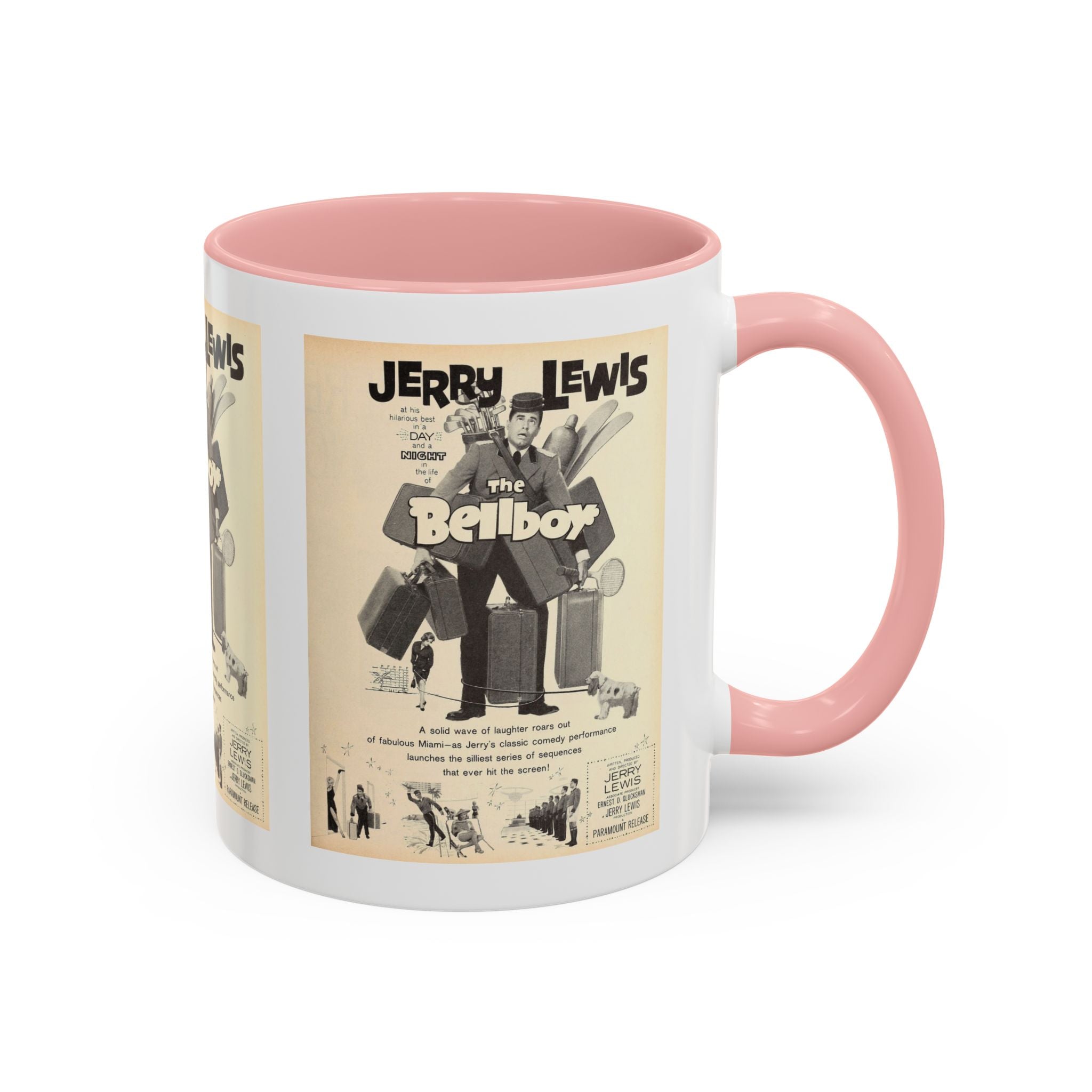 Cult Classic Movie Poster Art Accent Coffee Mug (11, 15oz) - The Bellboy 1960 - POPvault