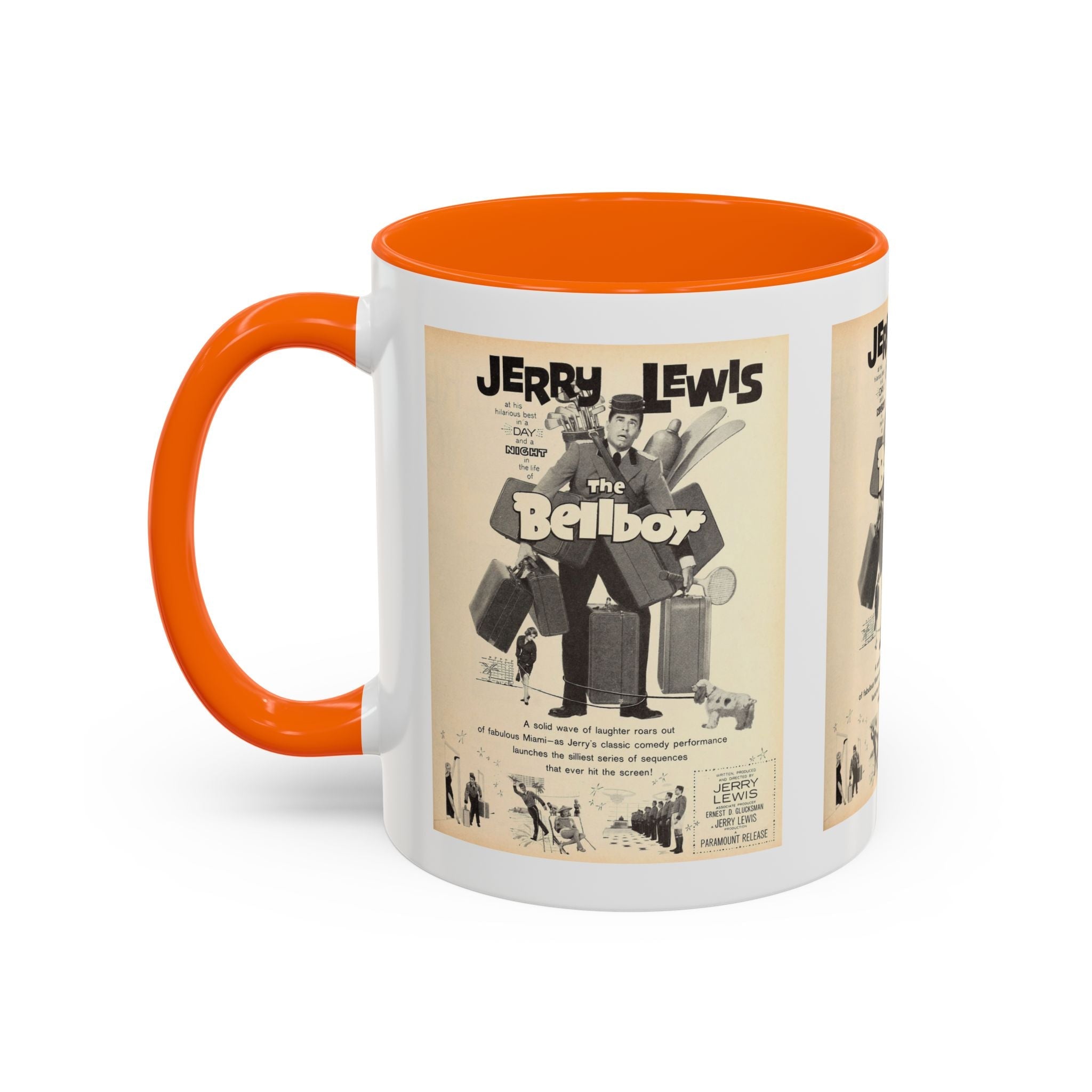Cult Classic Movie Poster Art Accent Coffee Mug (11, 15oz) - The Bellboy 1960 - POPvault