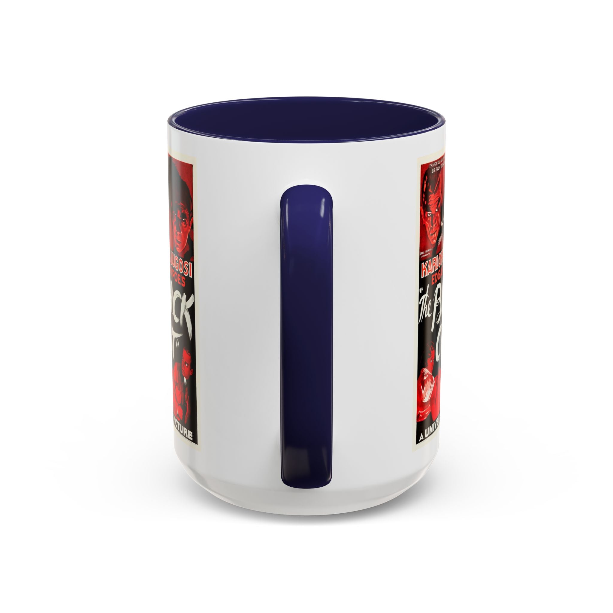 Cult Classic Movie Poster Art Accent Coffee Mug (11, 15oz) - The Black Cat 1934 - POPvault