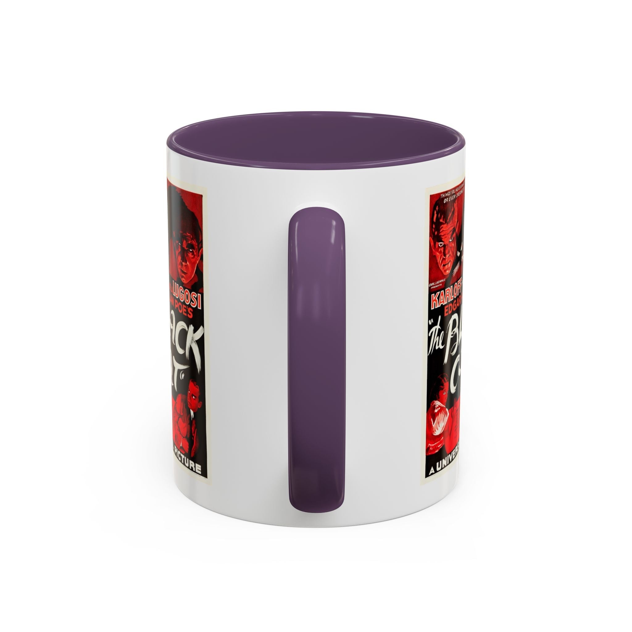 Cult Classic Movie Poster Art Accent Coffee Mug (11, 15oz) - The Black Cat 1934 - POPvault