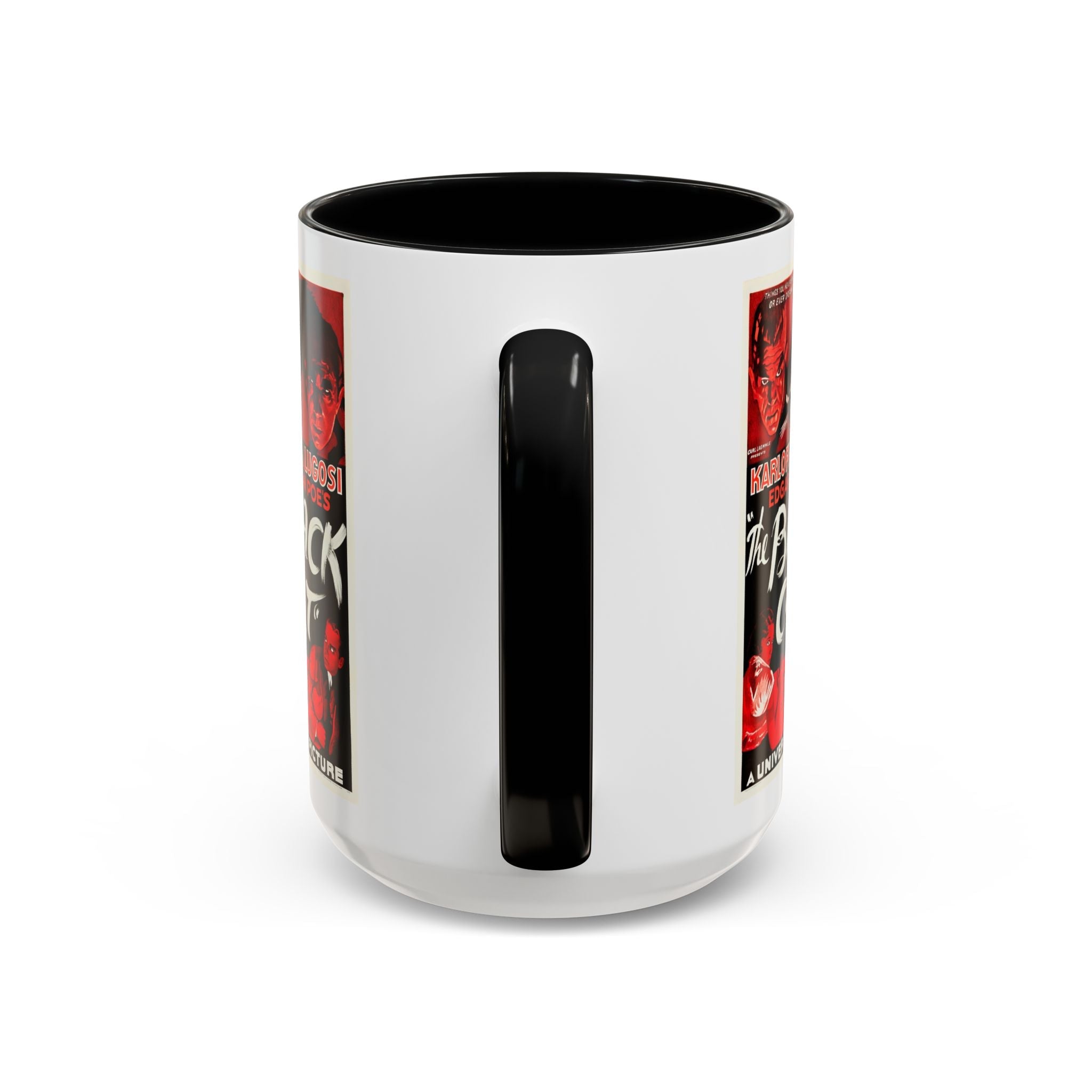 Cult Classic Movie Poster Art Accent Coffee Mug (11, 15oz) - The Black Cat 1934 - POPvault
