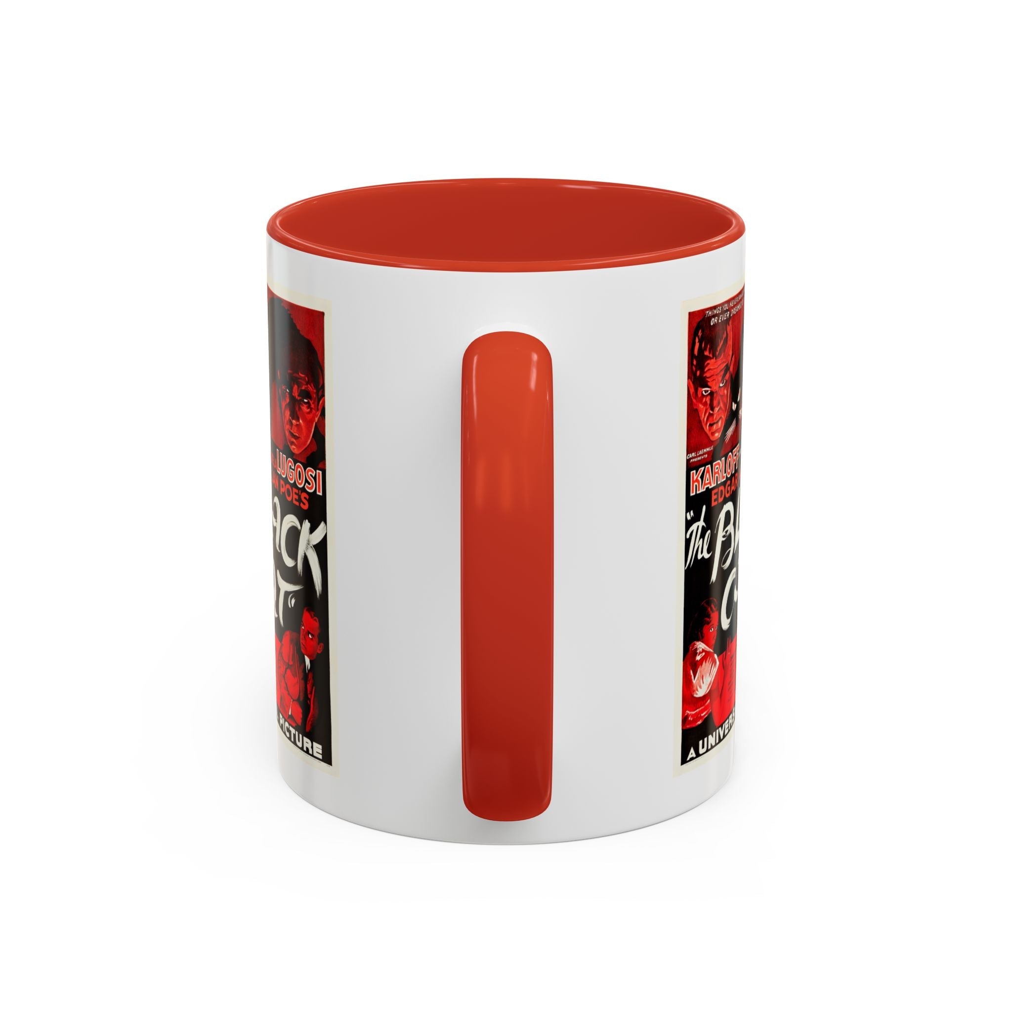 Cult Classic Movie Poster Art Accent Coffee Mug (11, 15oz) - The Black Cat 1934 - POPvault