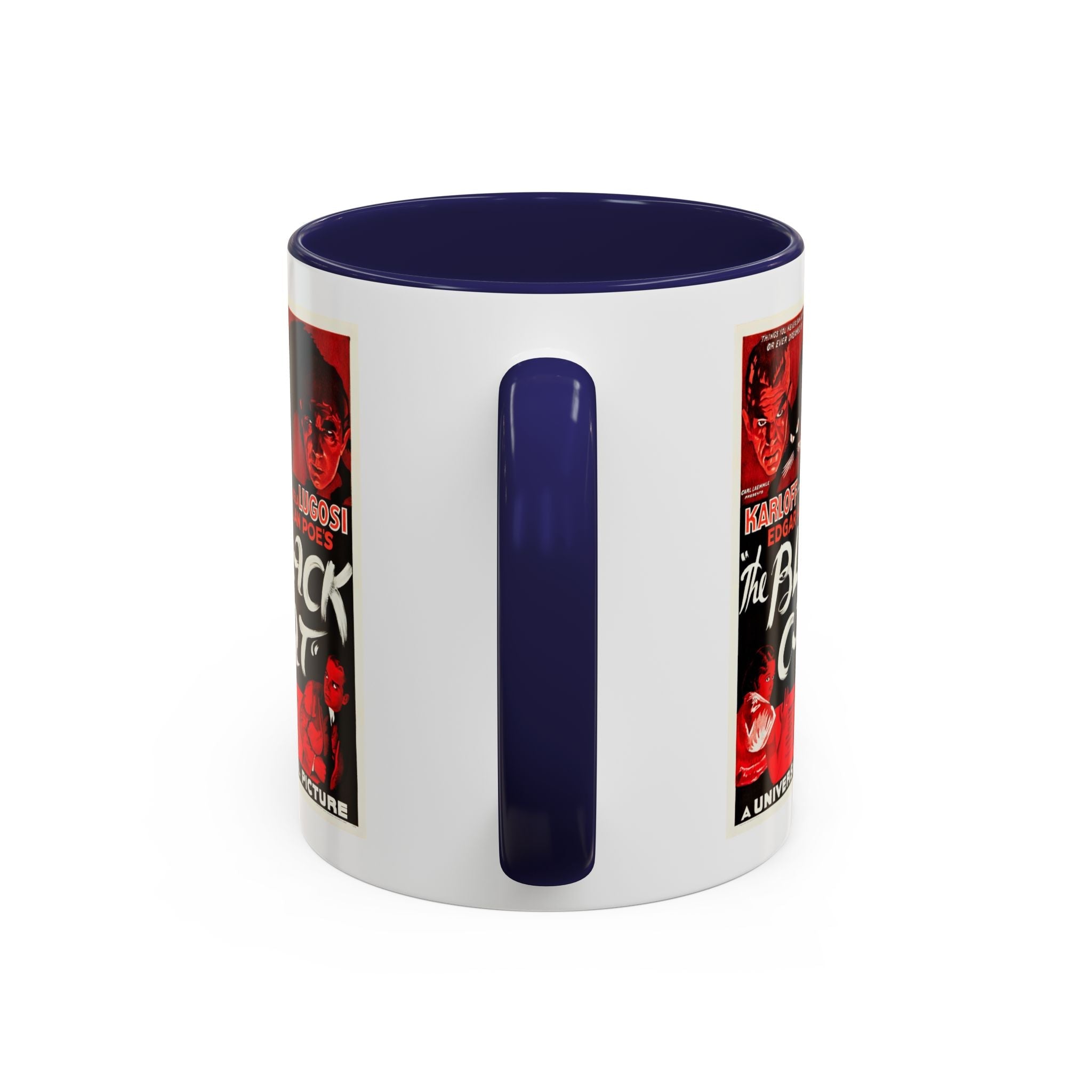 Cult Classic Movie Poster Art Accent Coffee Mug (11, 15oz) - The Black Cat 1934 - POPvault
