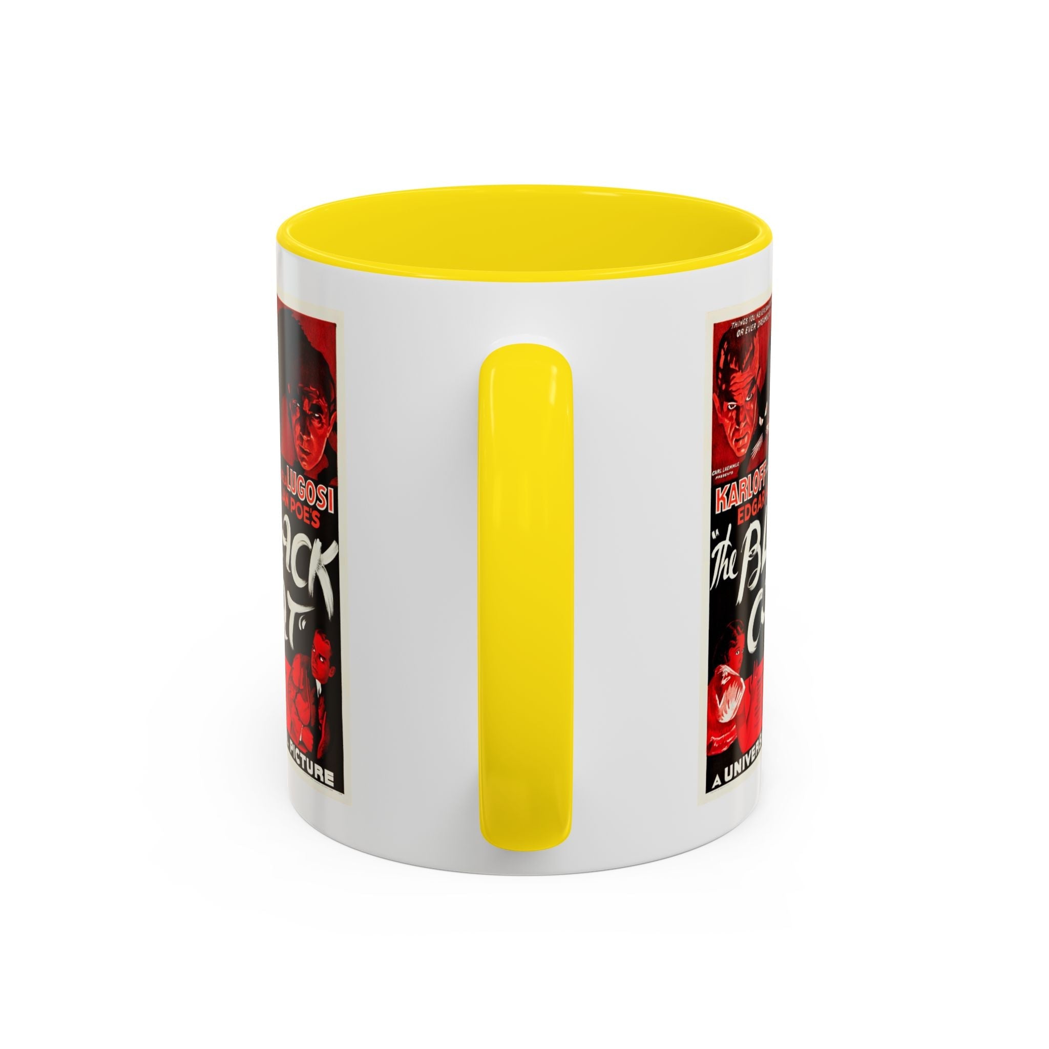 Cult Classic Movie Poster Art Accent Coffee Mug (11, 15oz) - The Black Cat 1934 - POPvault