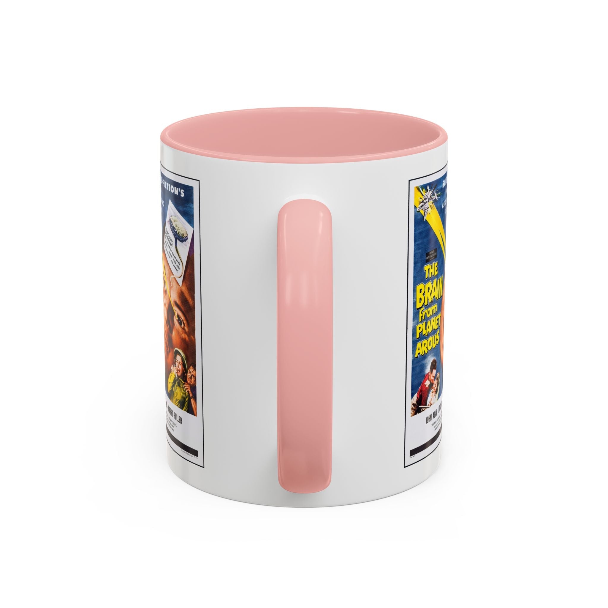 Cult Classic Movie Poster Art Accent Coffee Mug (11, 15oz) - The Brain From Planet Arous 1957 - POPvault