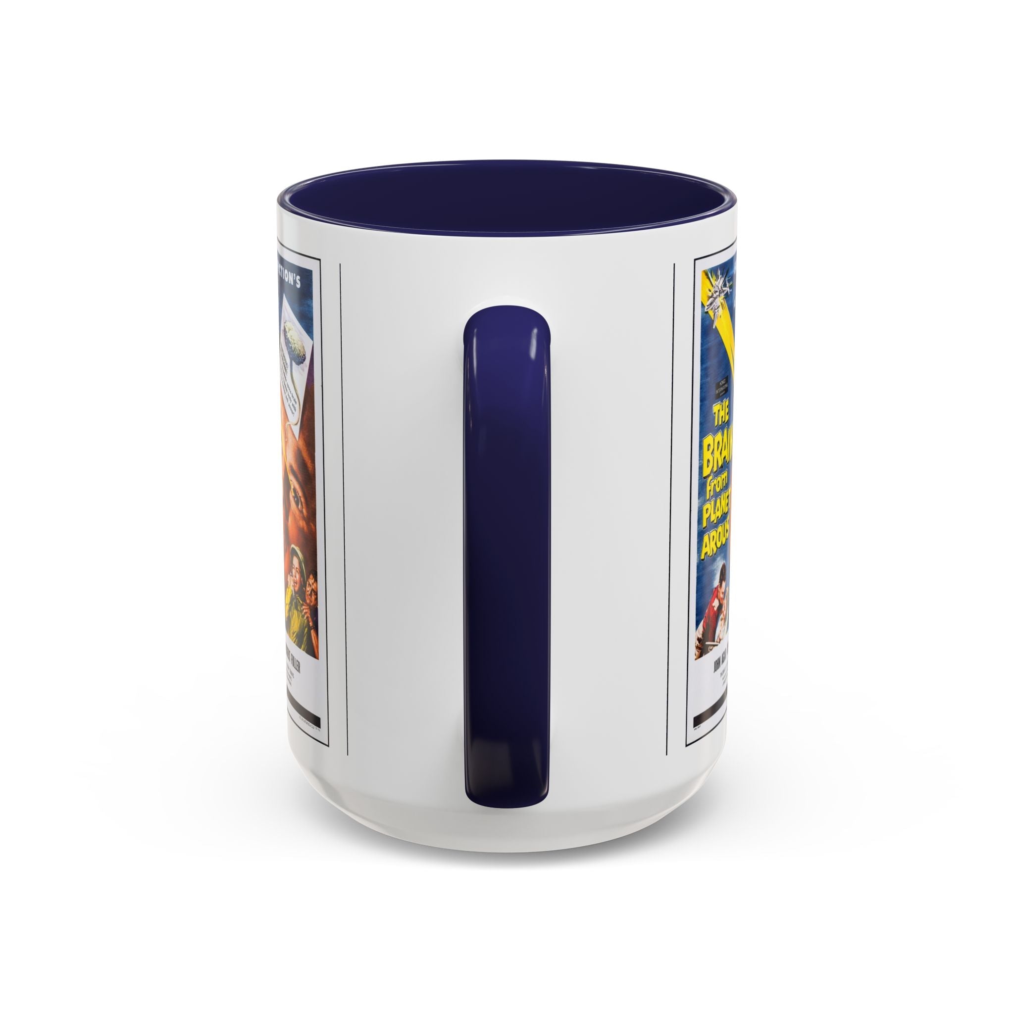 Cult Classic Movie Poster Art Accent Coffee Mug (11, 15oz) - The Brain From Planet Arous 1957 - POPvault