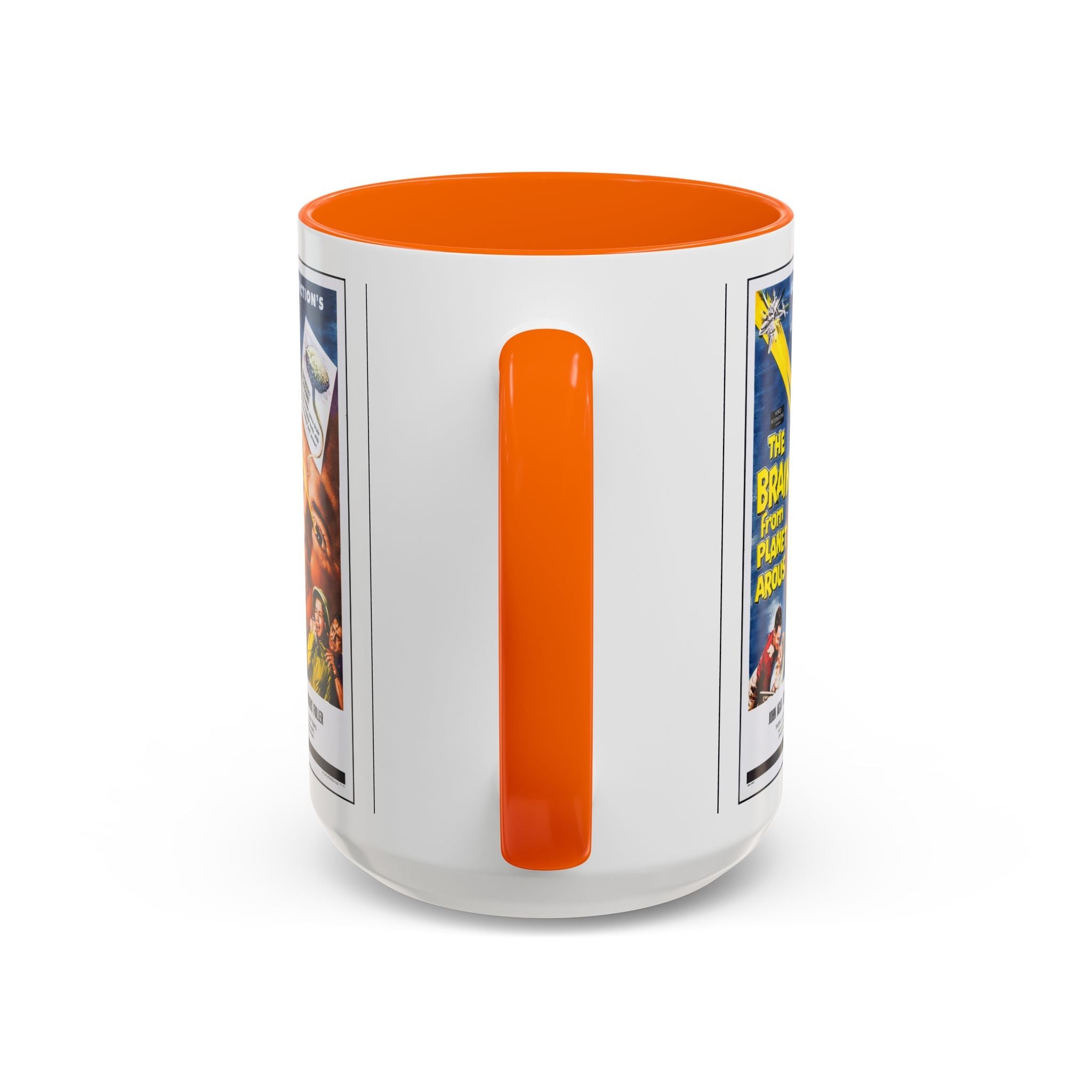 Cult Classic Movie Poster Art Accent Coffee Mug (11, 15oz) - The Brain From Planet Arous 1957 - POPvault