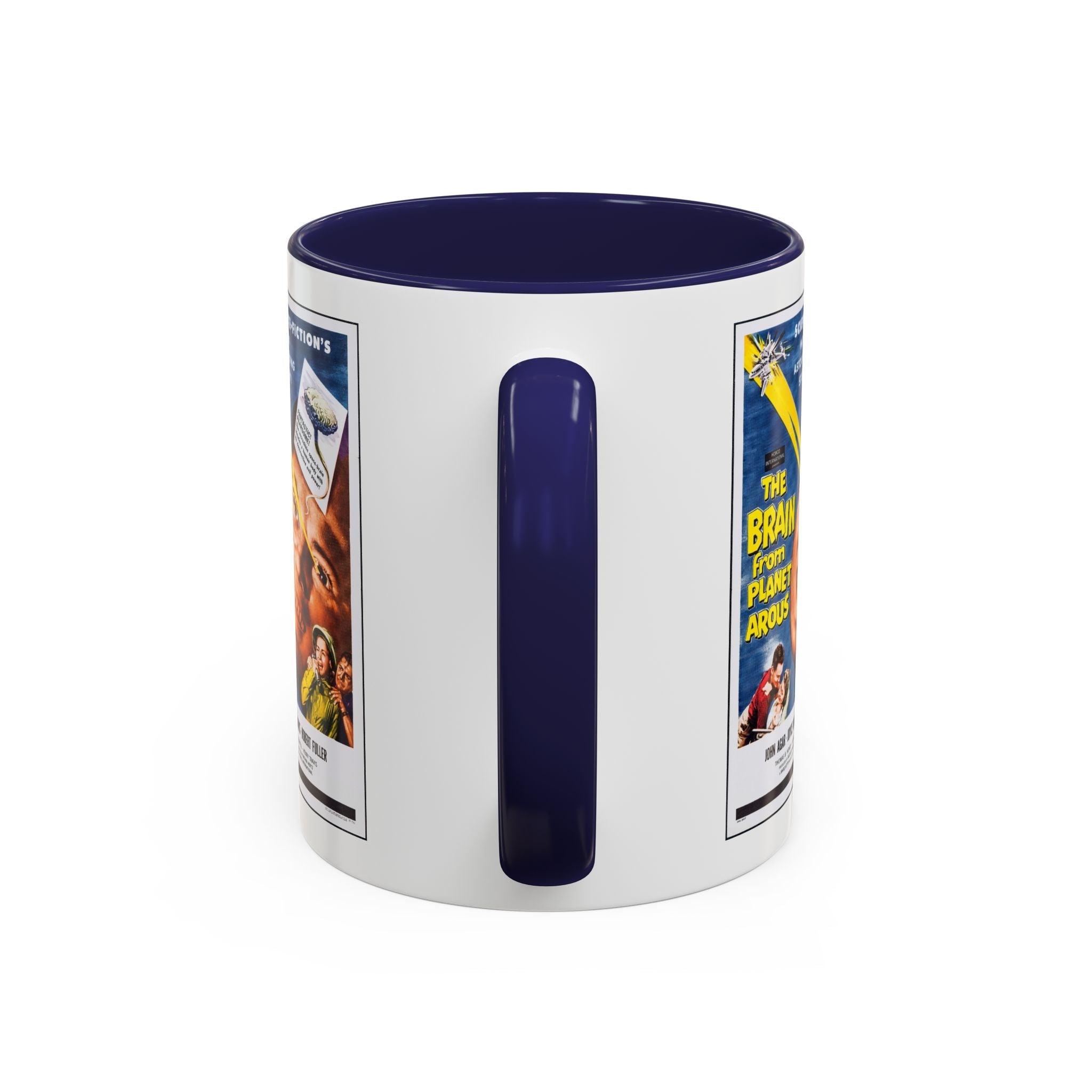 Cult Classic Movie Poster Art Accent Coffee Mug (11, 15oz) - The Brain From Planet Arous 1957 - POPvault