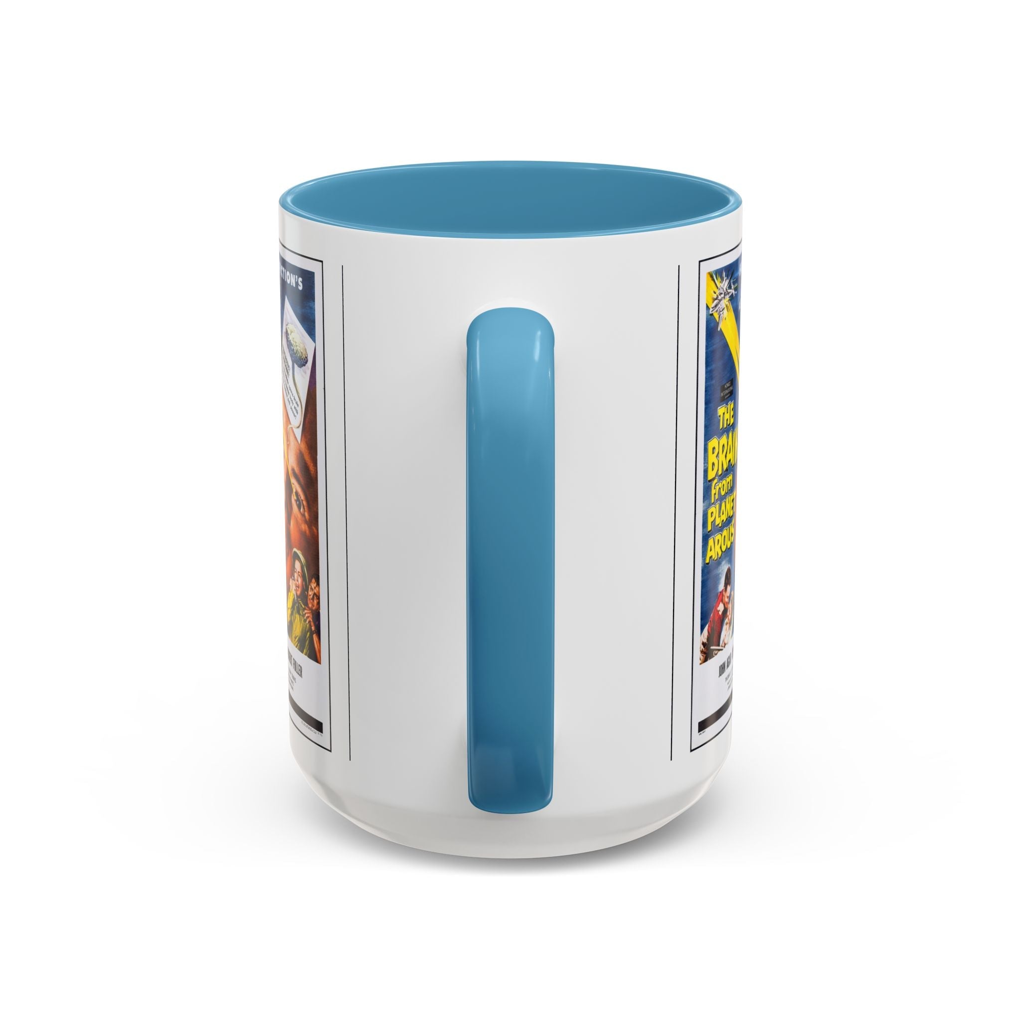 Cult Classic Movie Poster Art Accent Coffee Mug (11, 15oz) - The Brain From Planet Arous 1957 - POPvault