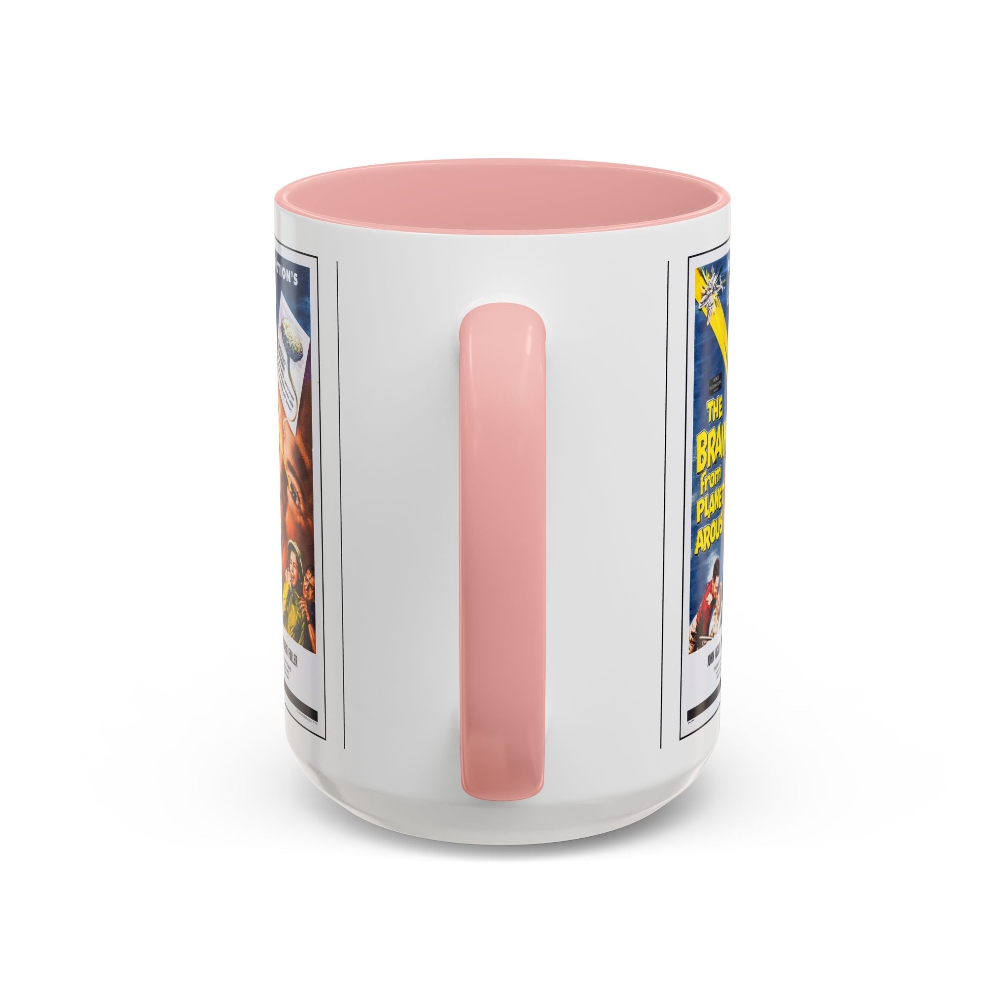 Cult Classic Movie Poster Art Accent Coffee Mug (11, 15oz) - The Brain From Planet Arous 1957 - POPvault