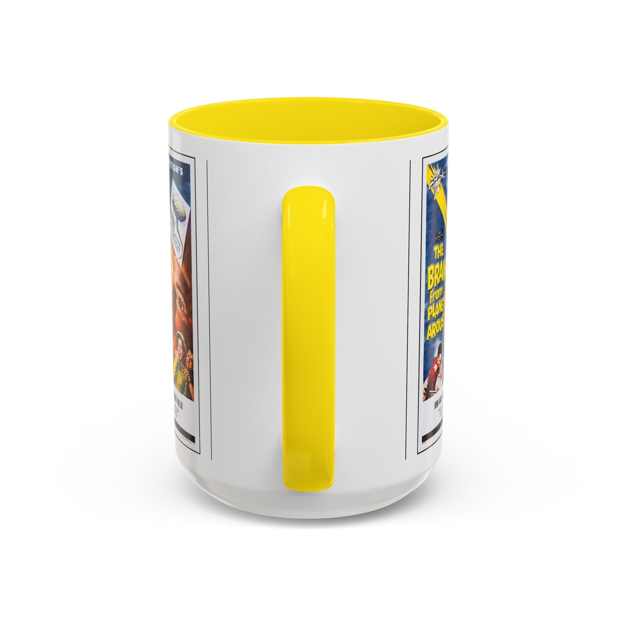Cult Classic Movie Poster Art Accent Coffee Mug (11, 15oz) - The Brain From Planet Arous 1957 - POPvault