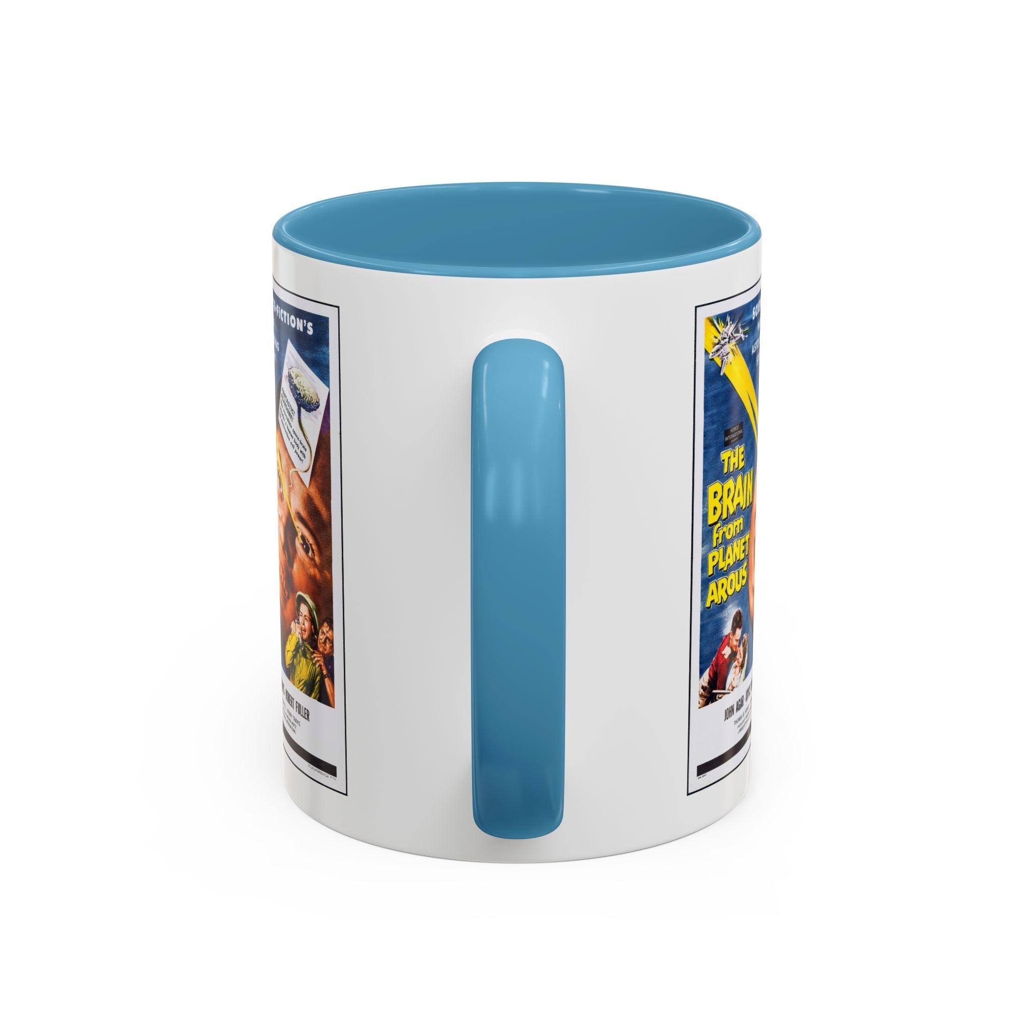 Cult Classic Movie Poster Art Accent Coffee Mug (11, 15oz) - The Brain From Planet Arous 1957 - POPvault