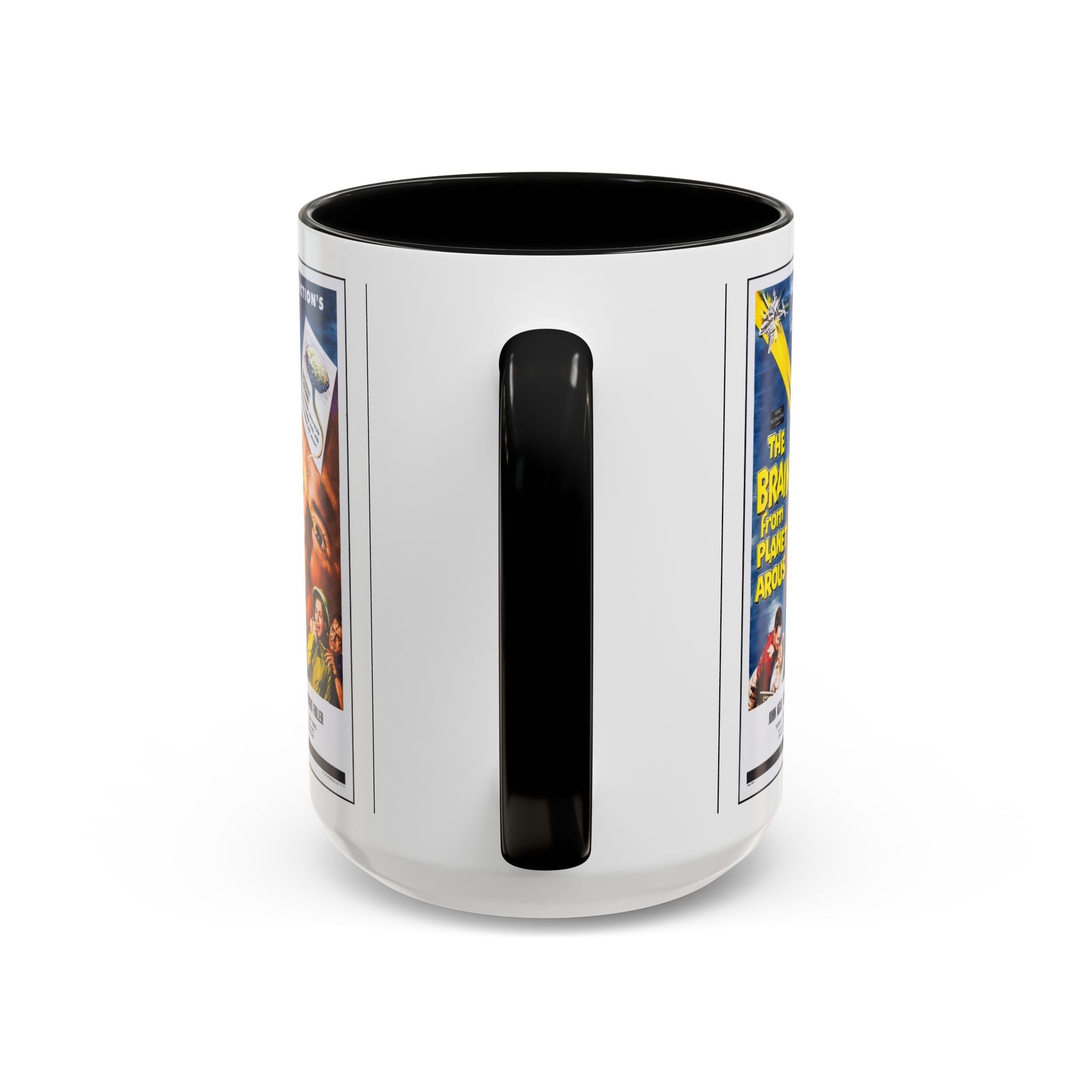 Cult Classic Movie Poster Art Accent Coffee Mug (11, 15oz) - The Brain From Planet Arous 1957 - POPvault