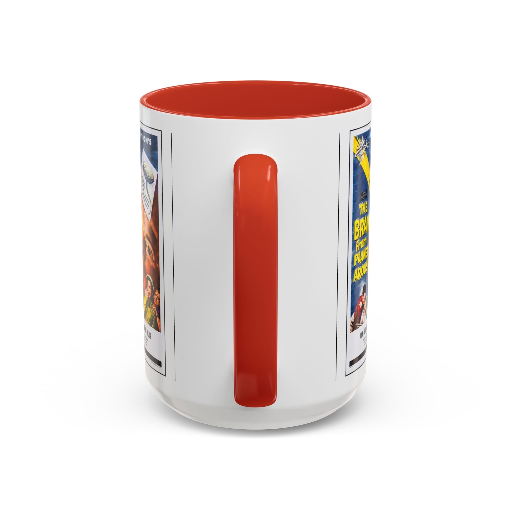Cult Classic Movie Poster Art Accent Coffee Mug (11, 15oz) - The Brain From Planet Arous 1957 - POPvault