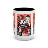 Cult Classic Movie Poster Art Accent Coffee Mug (11, 15oz) - The Fight Never Ends | Joe Lewis 1948 - POPvault