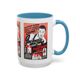 Cult Classic Movie Poster Art Accent Coffee Mug (11, 15oz) - The Fight Never Ends | Joe Lewis 1948 - POPvault