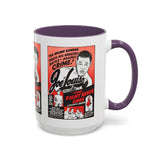 Cult Classic Movie Poster Art Accent Coffee Mug (11, 15oz) - The Fight Never Ends | Joe Lewis 1948 - POPvault