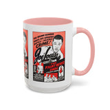 Cult Classic Movie Poster Art Accent Coffee Mug (11, 15oz) - The Fight Never Ends | Joe Lewis 1948 - POPvault