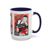 Cult Classic Movie Poster Art Accent Coffee Mug (11, 15oz) - The Fight Never Ends | Joe Lewis 1948 - POPvault