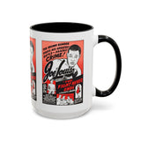 Cult Classic Movie Poster Art Accent Coffee Mug (11, 15oz) - The Fight Never Ends | Joe Lewis 1948 - POPvault