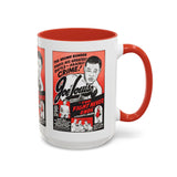 Cult Classic Movie Poster Art Accent Coffee Mug (11, 15oz) - The Fight Never Ends | Joe Lewis 1948 - POPvault