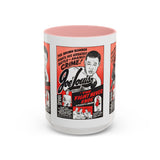 Cult Classic Movie Poster Art Accent Coffee Mug (11, 15oz) - The Fight Never Ends | Joe Lewis 1948 - POPvault