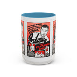 Cult Classic Movie Poster Art Accent Coffee Mug (11, 15oz) - The Fight Never Ends | Joe Lewis 1948 - POPvault