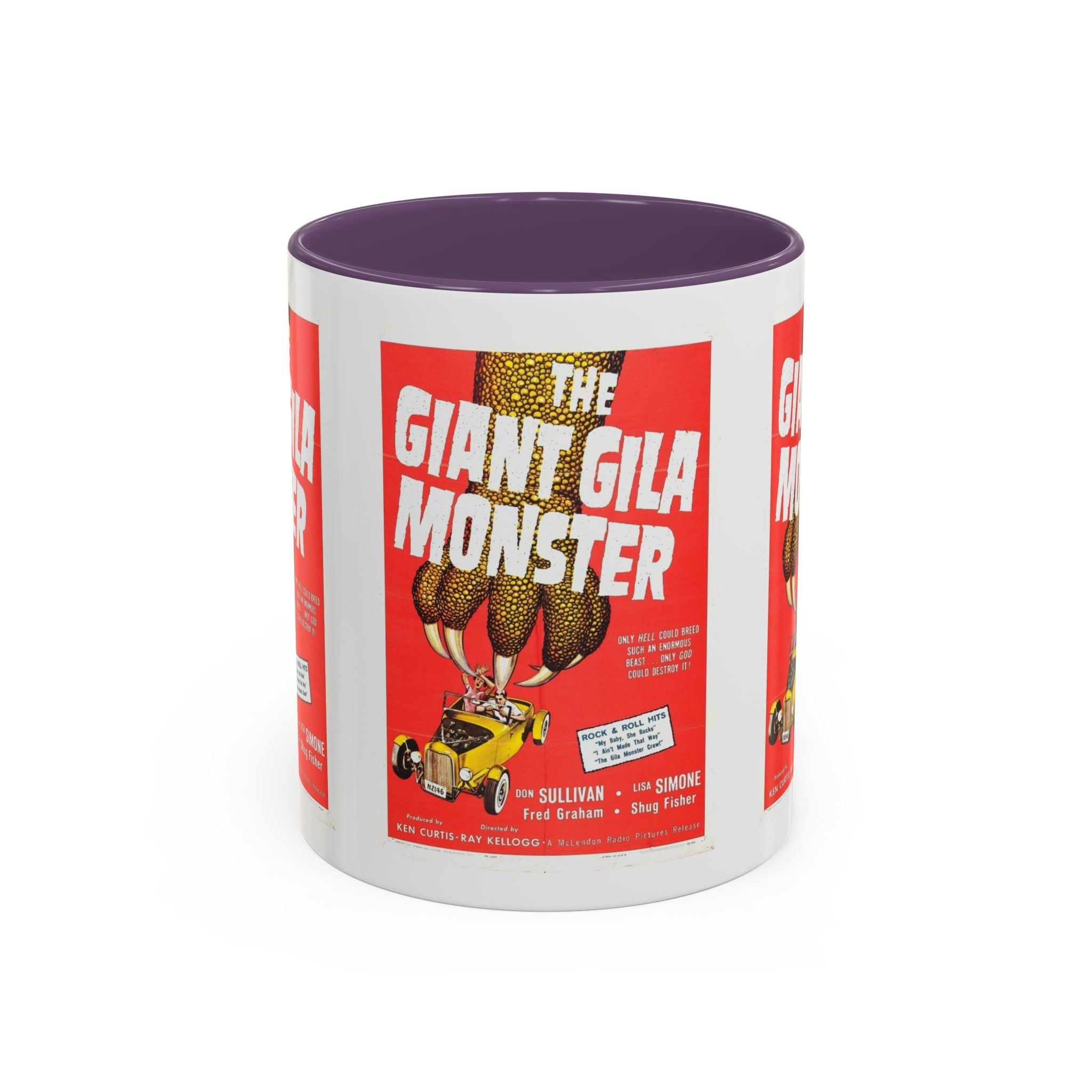 Cult Classic Movie Poster Art Accent Coffee Mug (11, 15oz) - The Giant Gila Monster 1959 - POPvault