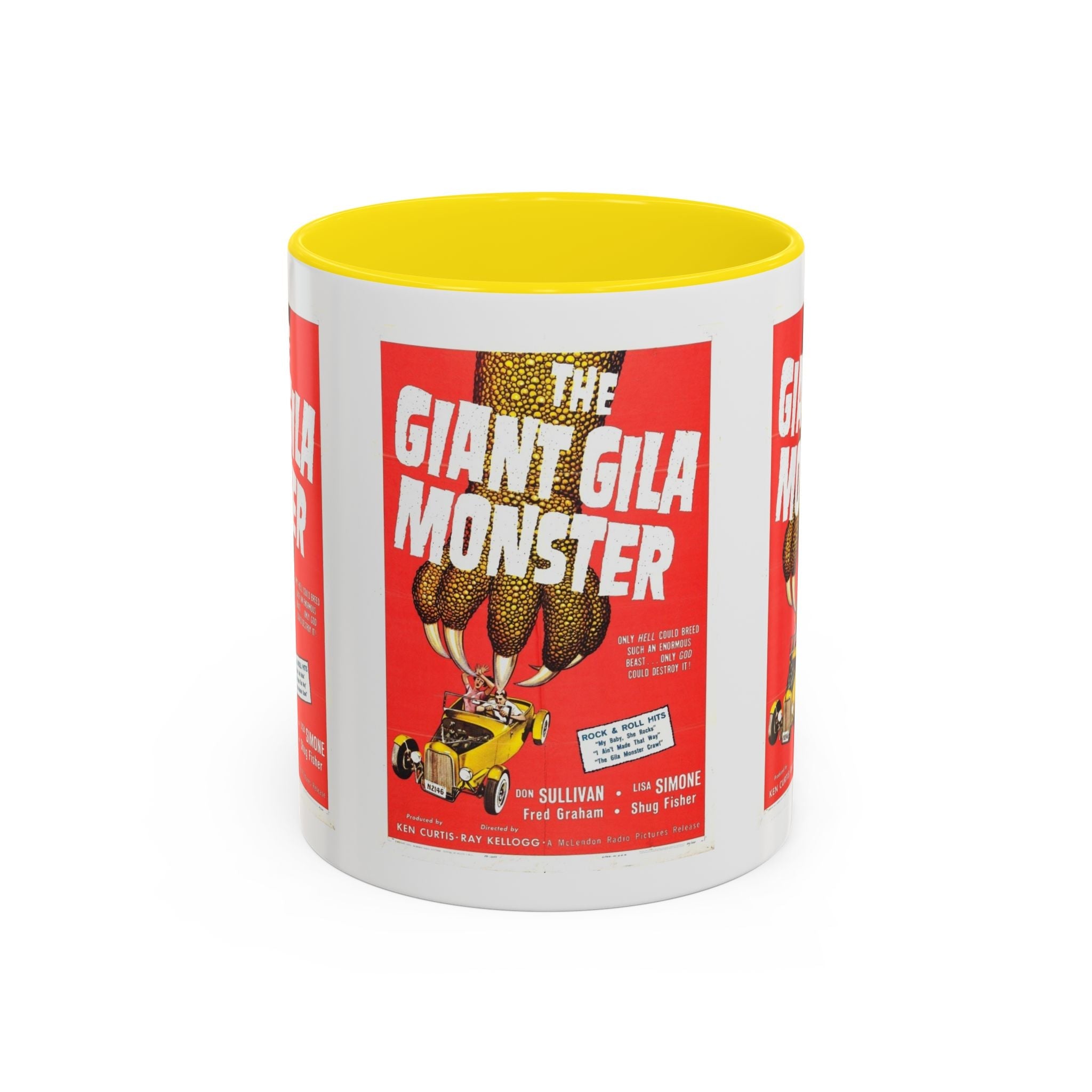 Cult Classic Movie Poster Art Accent Coffee Mug (11, 15oz) - The Giant Gila Monster 1959 - POPvault