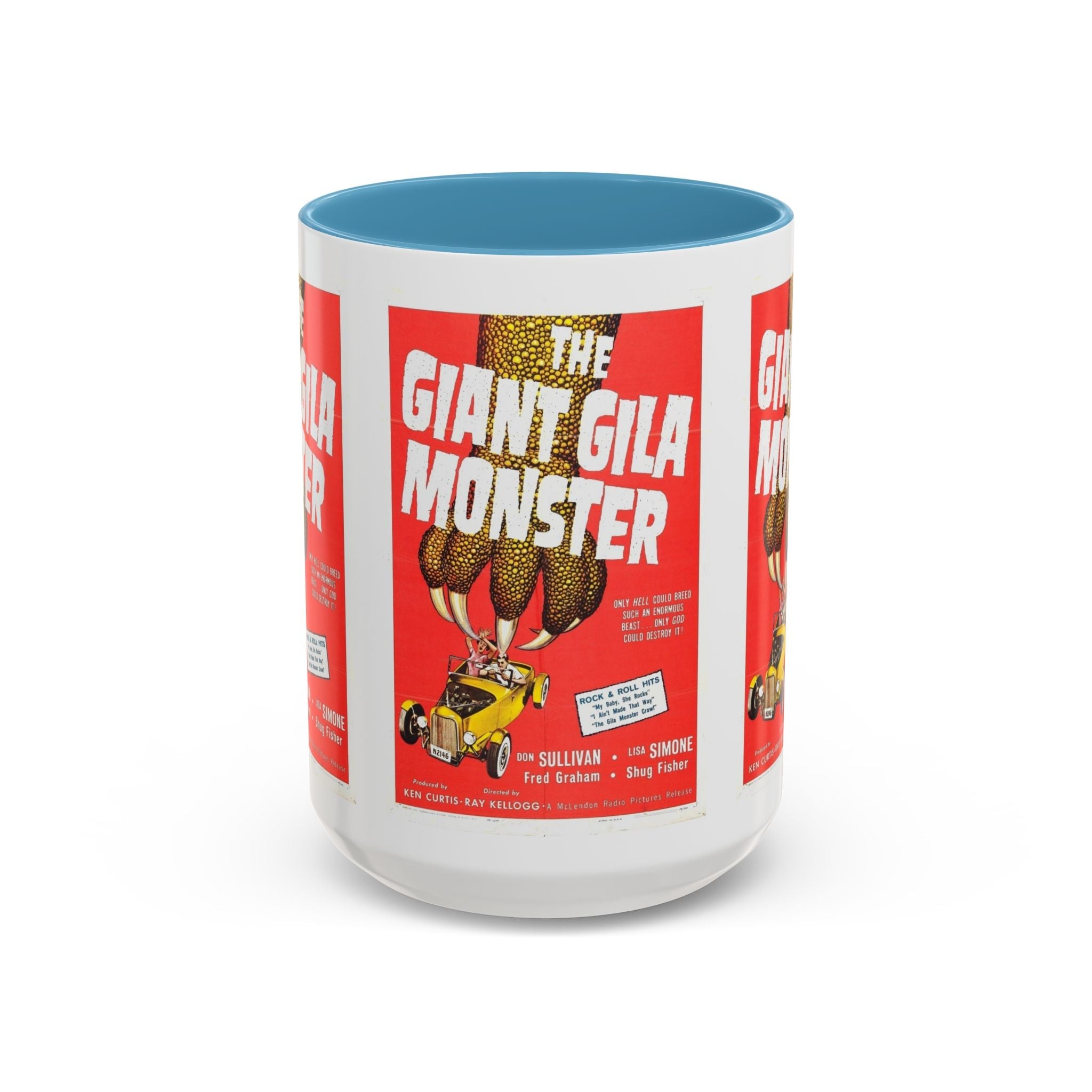 Cult Classic Movie Poster Art Accent Coffee Mug (11, 15oz) - The Giant Gila Monster 1959 - POPvault