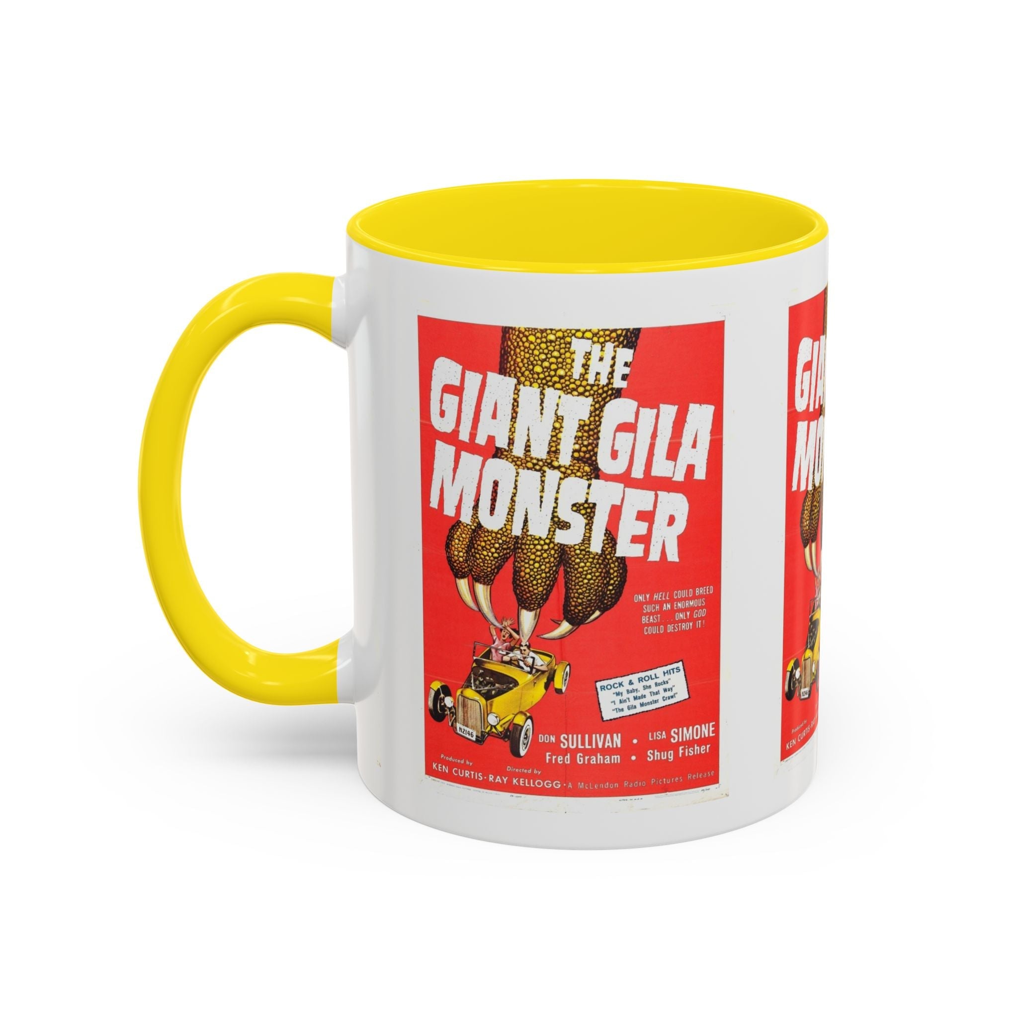 Cult Classic Movie Poster Art Accent Coffee Mug (11, 15oz) - The Giant Gila Monster 1959 - POPvault