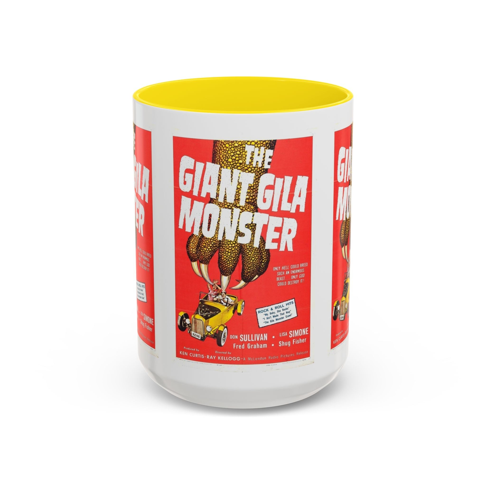 Cult Classic Movie Poster Art Accent Coffee Mug (11, 15oz) - The Giant Gila Monster 1959 - POPvault