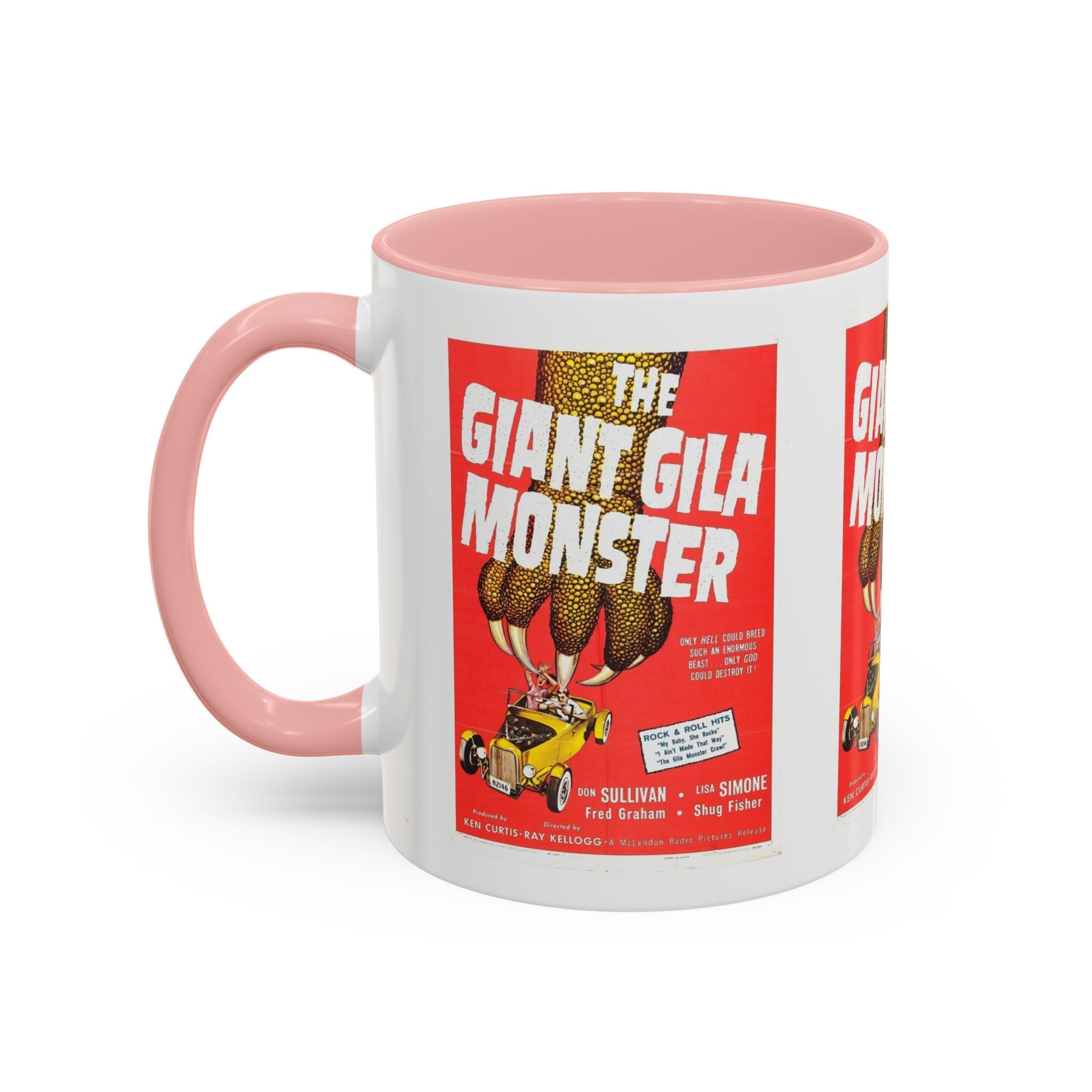 Cult Classic Movie Poster Art Accent Coffee Mug (11, 15oz) - The Giant Gila Monster 1959 - POPvault