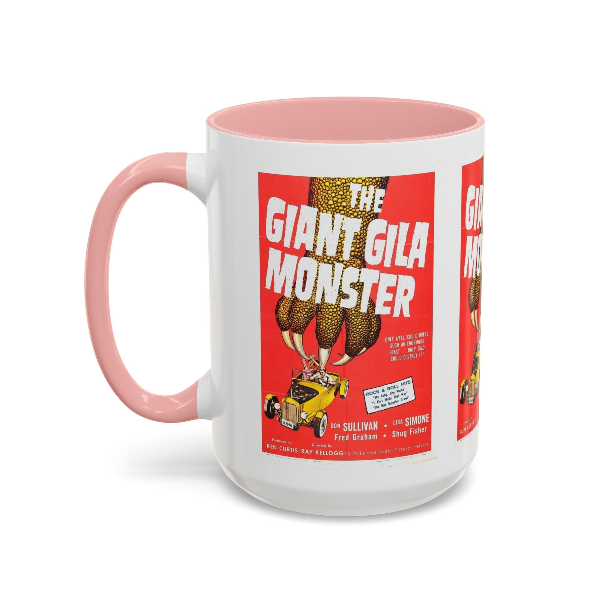 Cult Classic Movie Poster Art Accent Coffee Mug (11, 15oz) - The Giant Gila Monster 1959 - POPvault