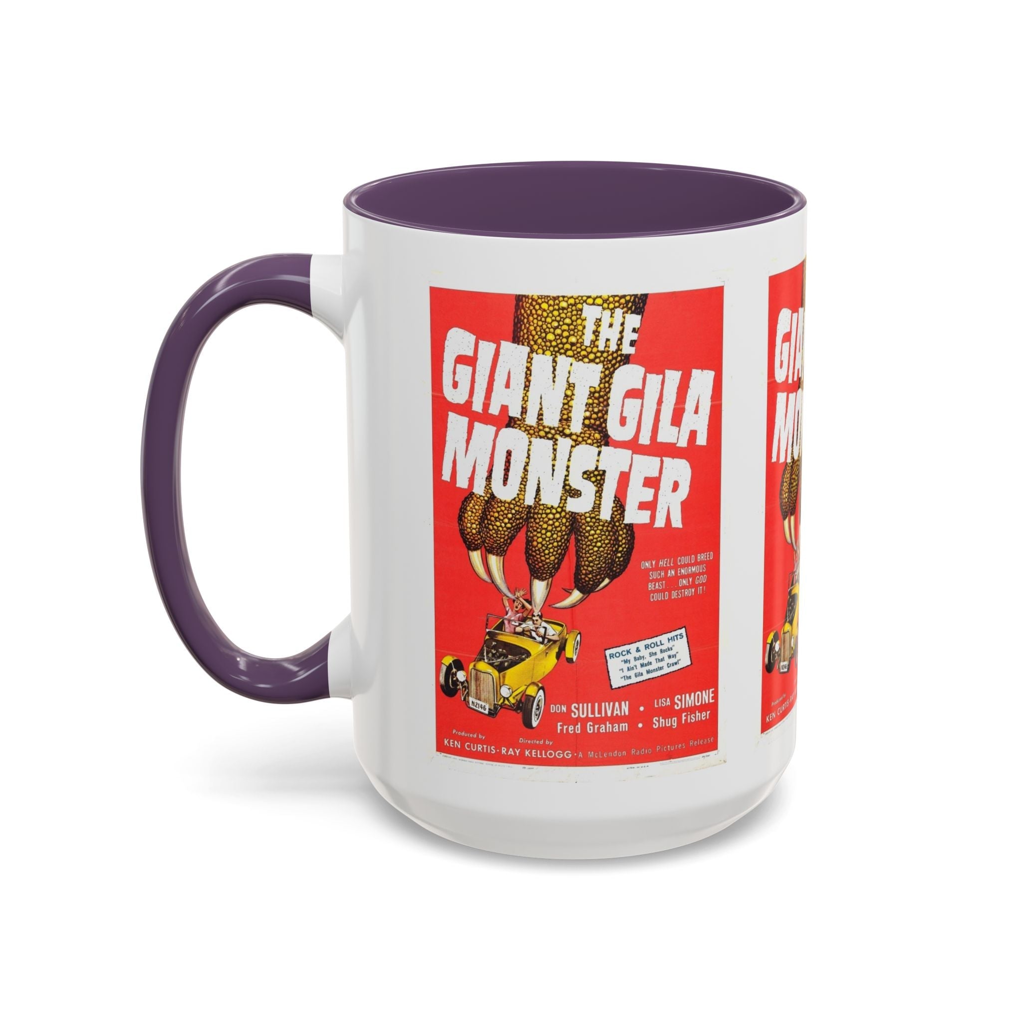 Cult Classic Movie Poster Art Accent Coffee Mug (11, 15oz) - The Giant Gila Monster 1959 - POPvault